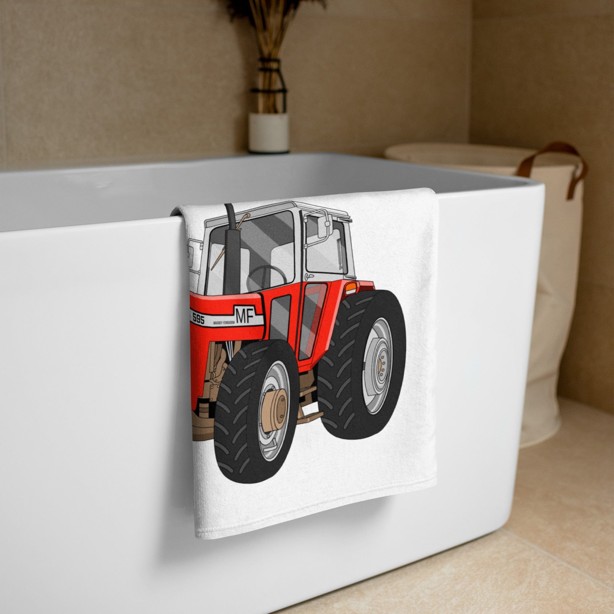 The Tractor Mugs Store Massey 595 | Towel Quality Farmers Merch