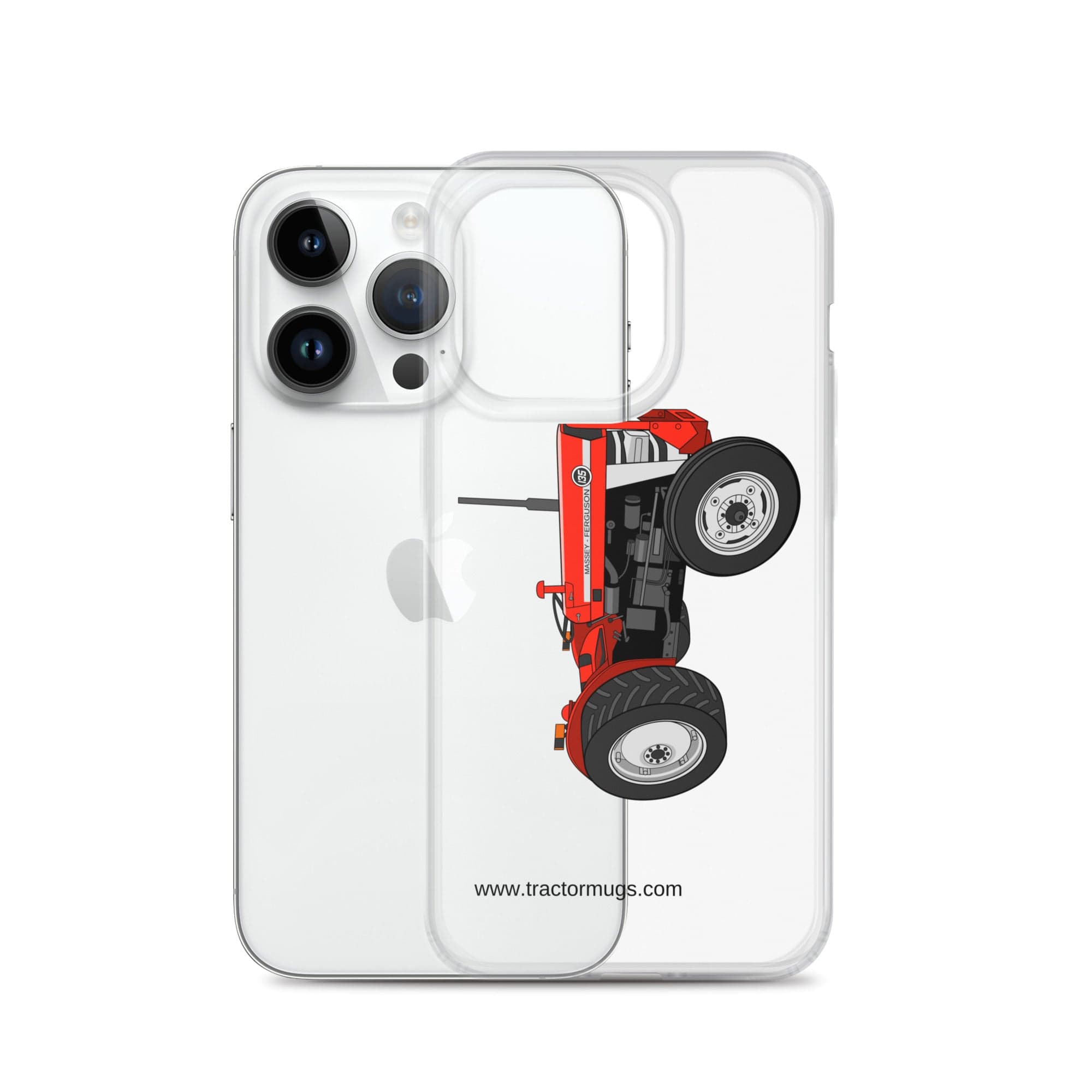 The Tractor Mugs Store Massey Ferguson 135 | Clear Case for iPhone® Quality Farmers Merch