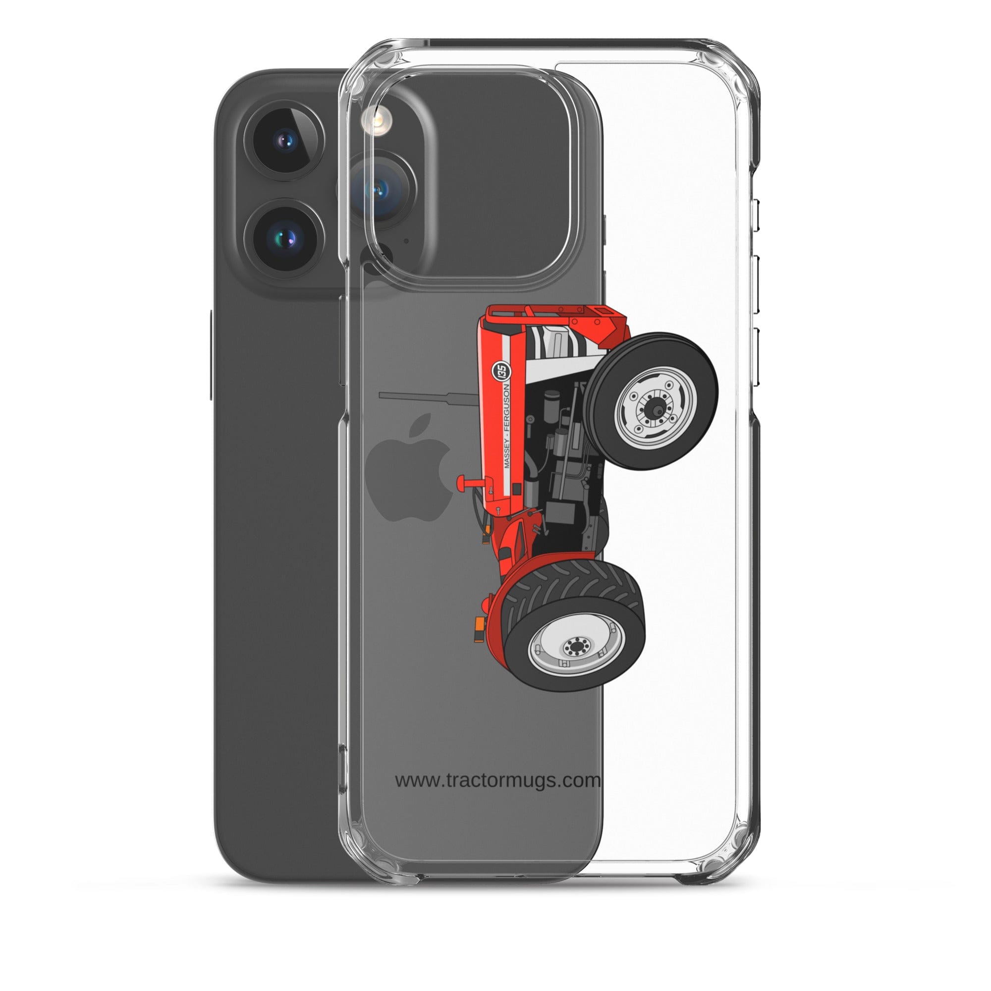The Tractor Mugs Store Massey Ferguson 135 | Clear Case for iPhone® Quality Farmers Merch