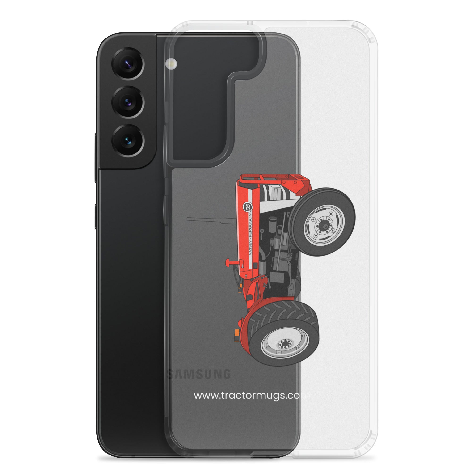 The Tractor Mugs Store Massey Ferguson 135 | Clear Case for Samsung® Quality Farmers Merch