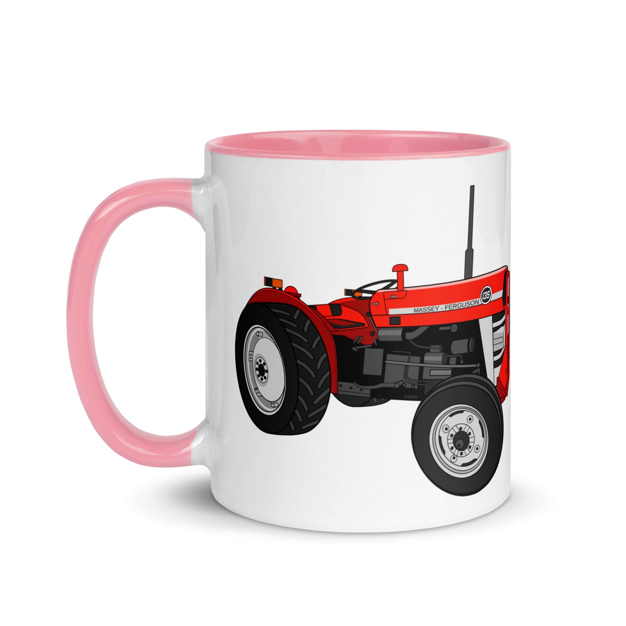 The Tractor Mugs Store Massey Ferguson 135 | Mug with Color Inside Quality Farmers Merch