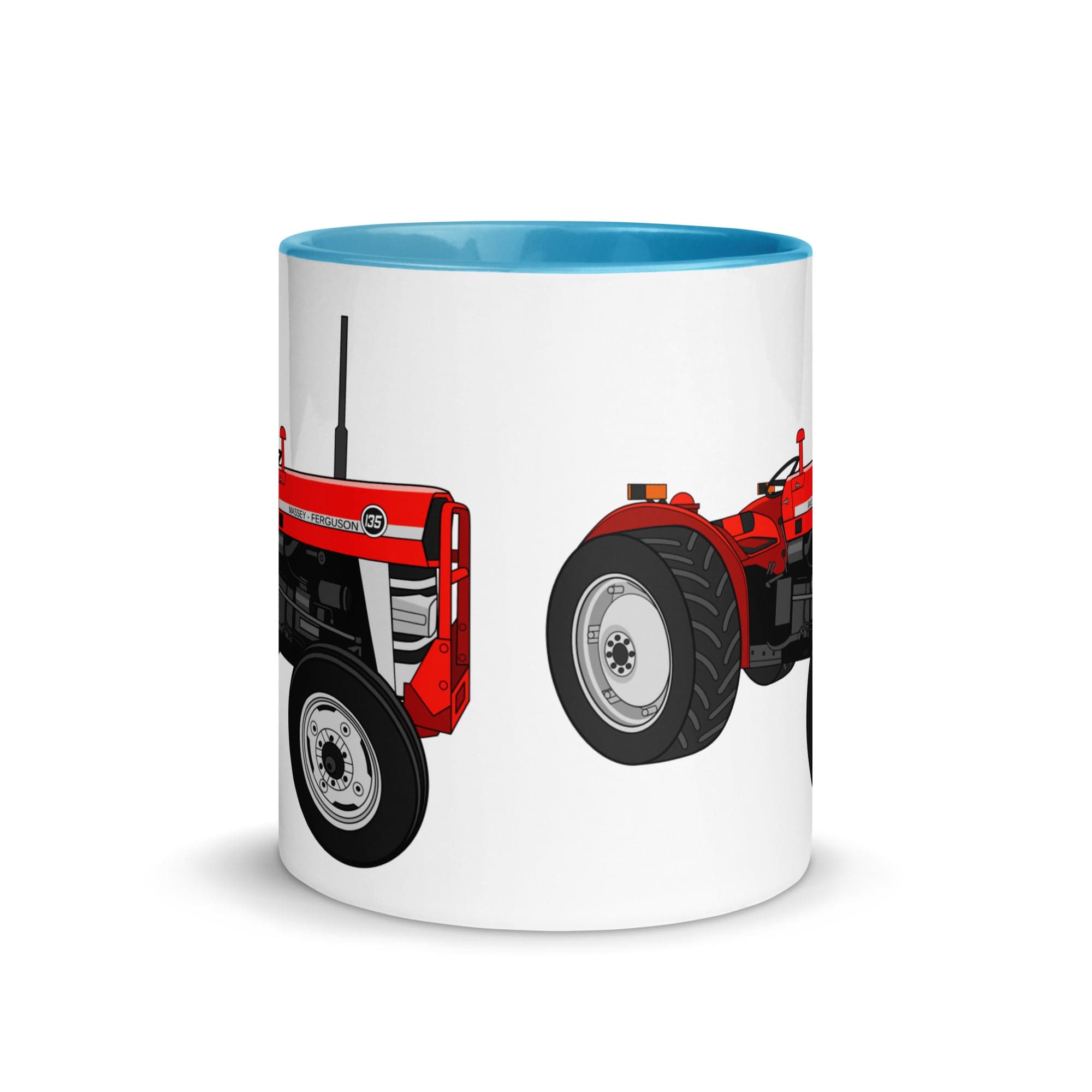 The Tractor Mugs Store Massey Ferguson 135 | Mug with Color Inside Quality Farmers Merch