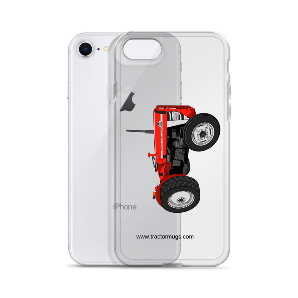 The Tractor Mugs Store Massey Ferguson 135 with cab | Clear Case for iPhone® Quality Farmers Merch