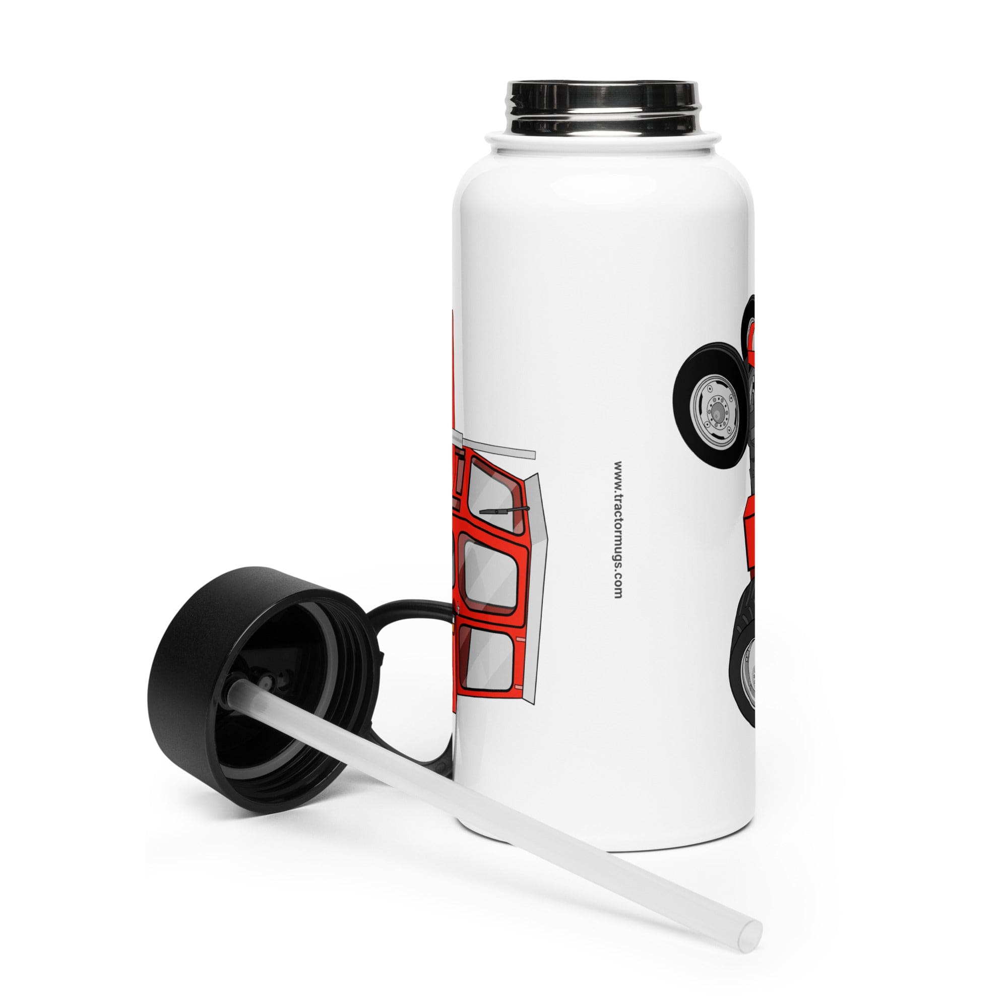 The Tractor Mugs Store Massey Ferguson 135 with cab | Stainless Steel Water Bottle Quality Farmers Merch