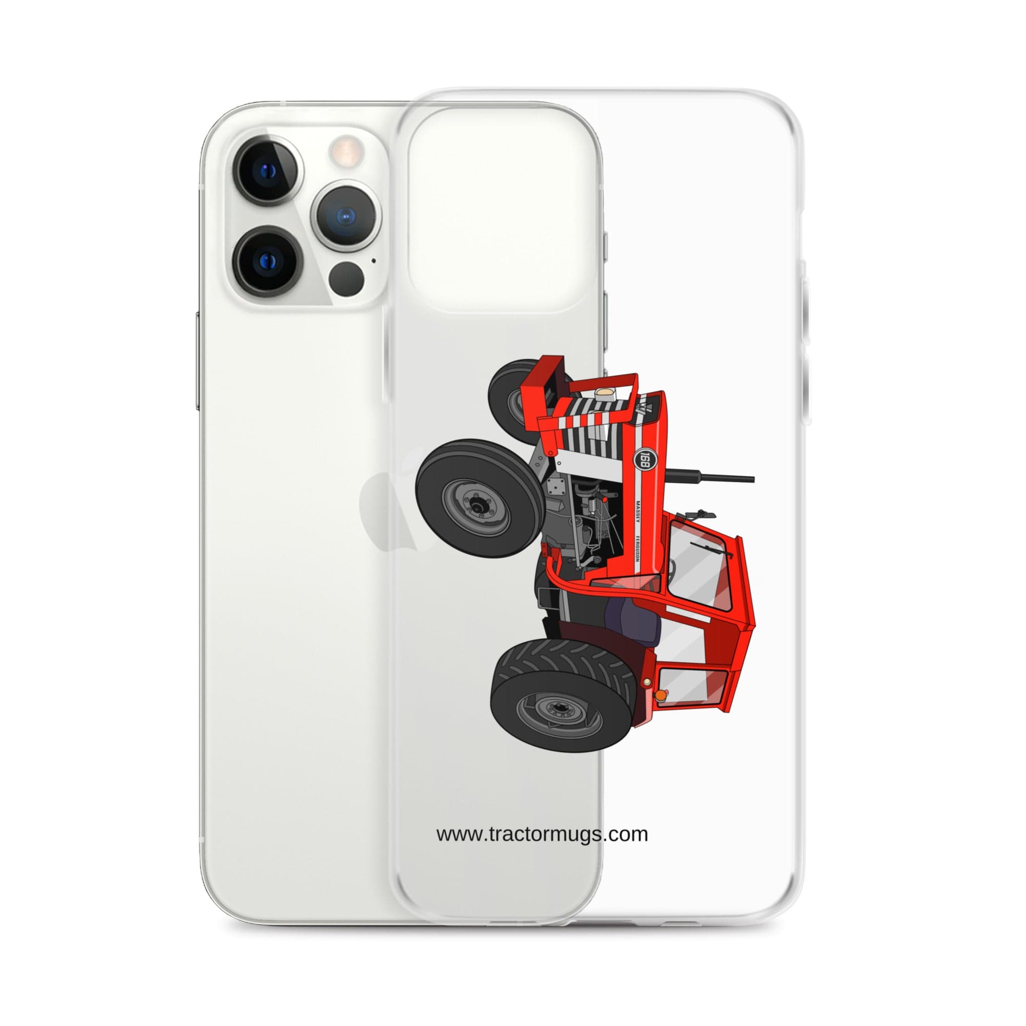 The Tractor Mugs Store Massey Ferguson 168 | Clear Case for iPhone® Quality Farmers Merch