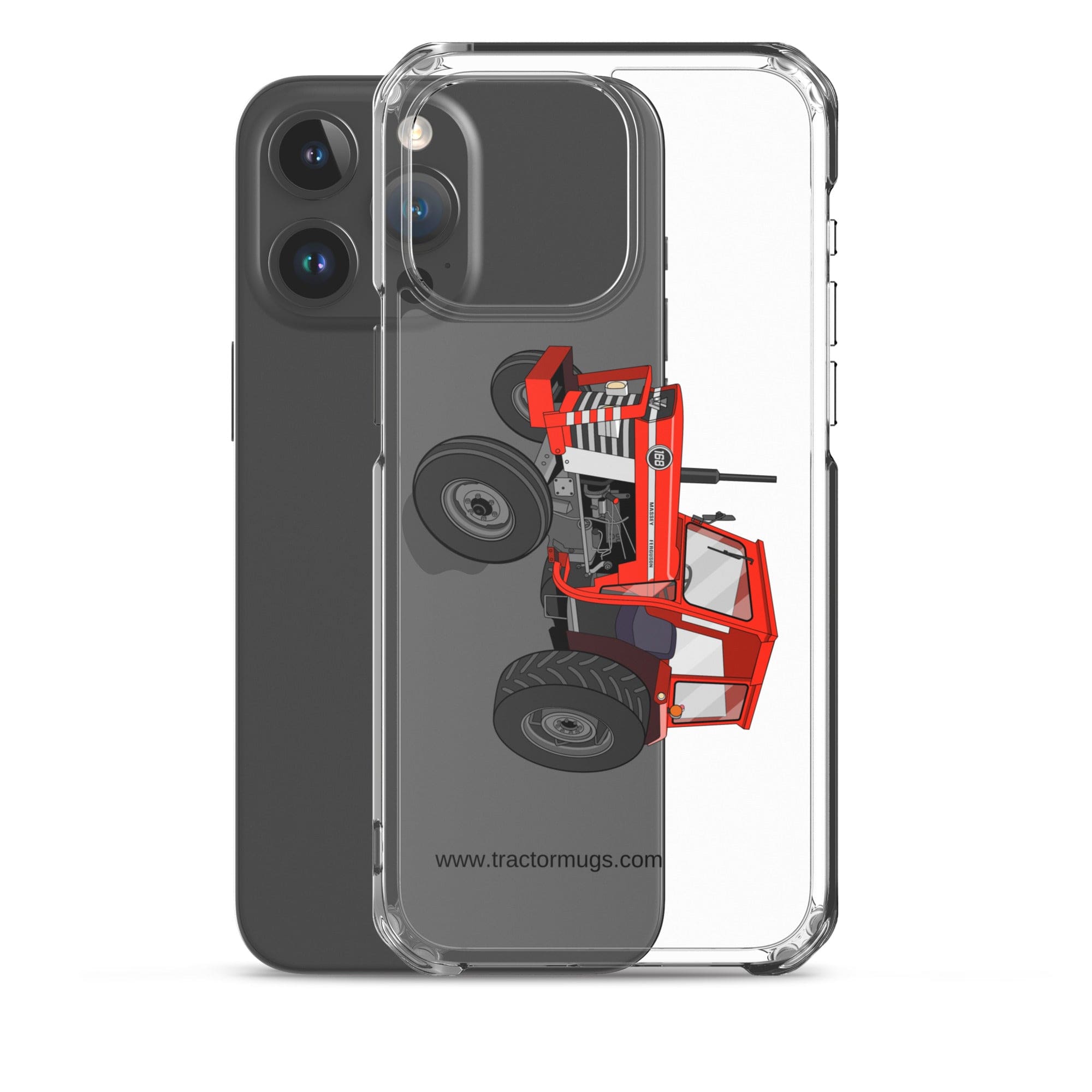 The Tractor Mugs Store Massey Ferguson 168 | Clear Case for iPhone® Quality Farmers Merch