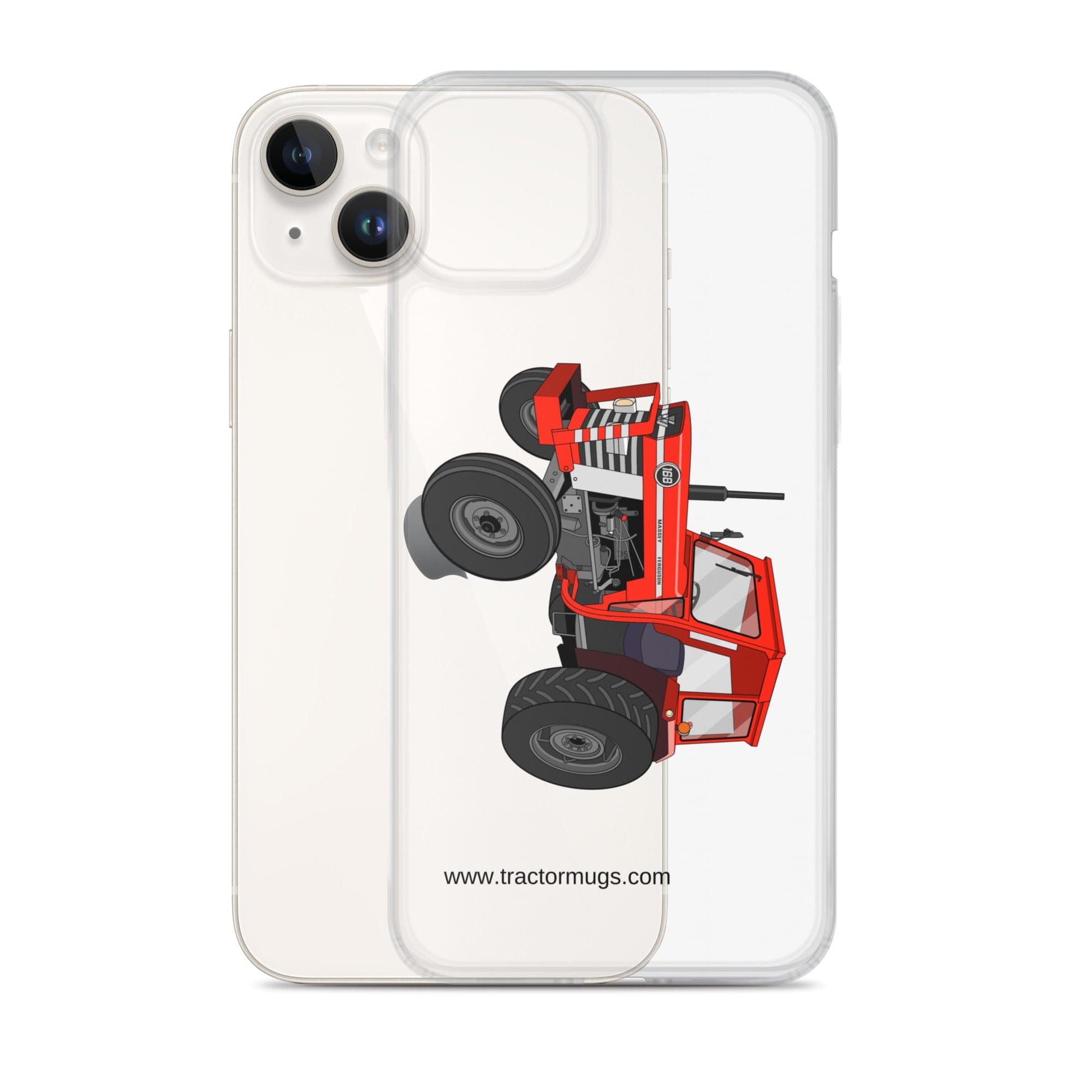 The Tractor Mugs Store Massey Ferguson 168 | Clear Case for iPhone® Quality Farmers Merch