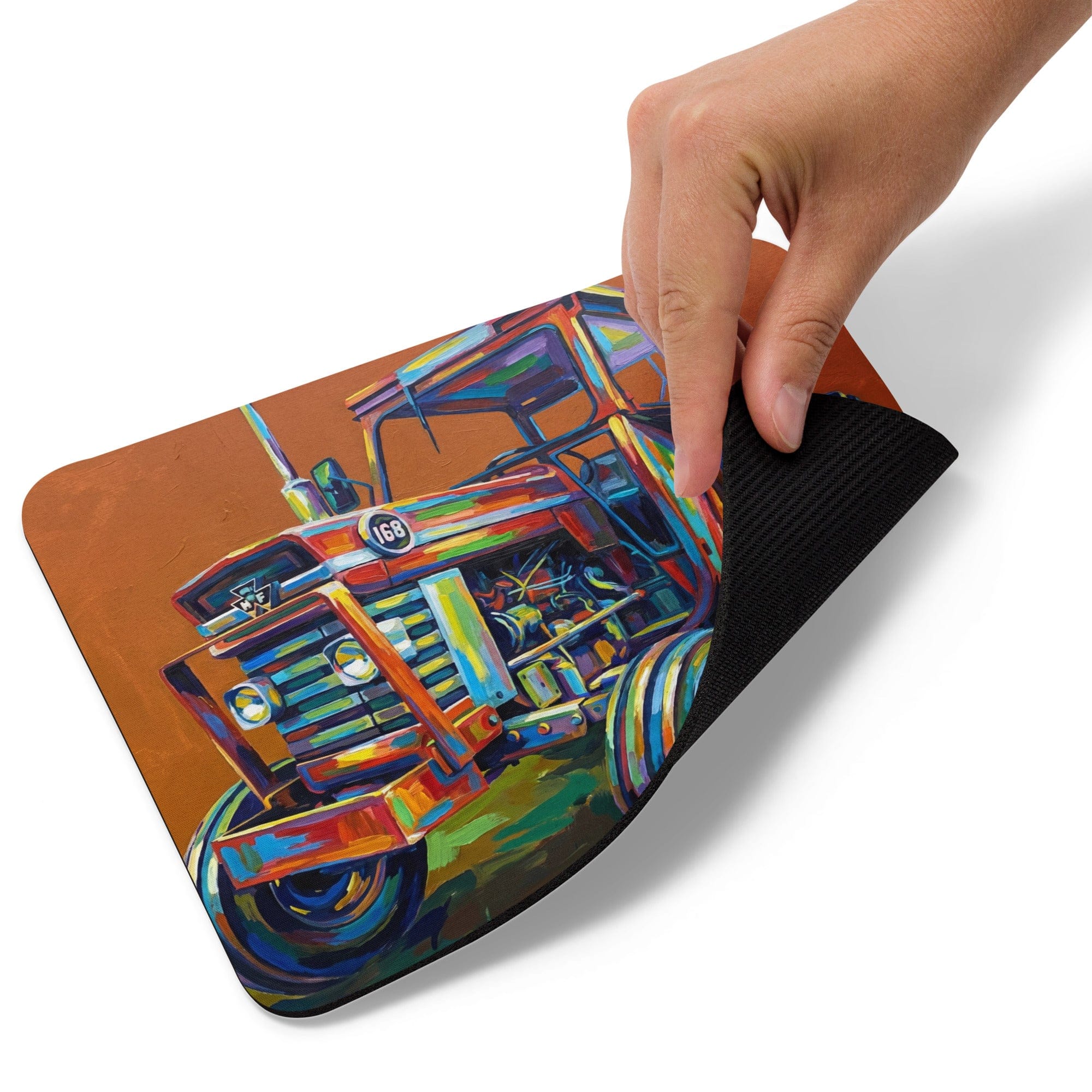 The Tractor Mugs Store Massey Ferguson 168 | Splash Art Mouse pad Quality Farmers Merch