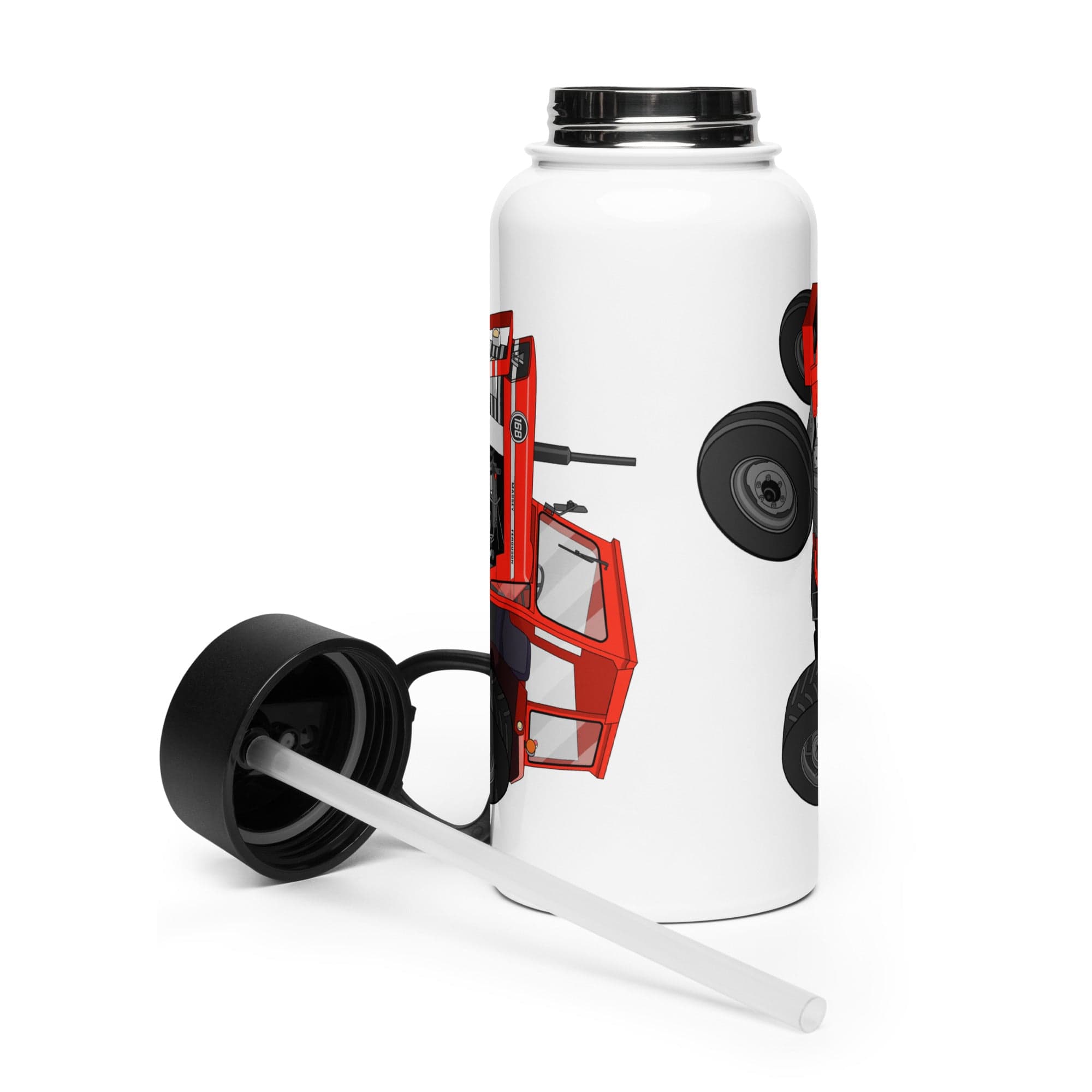 The Tractor Mugs Store Massey Ferguson 168 | Stainless Steel Water Bottle Quality Farmers Merch