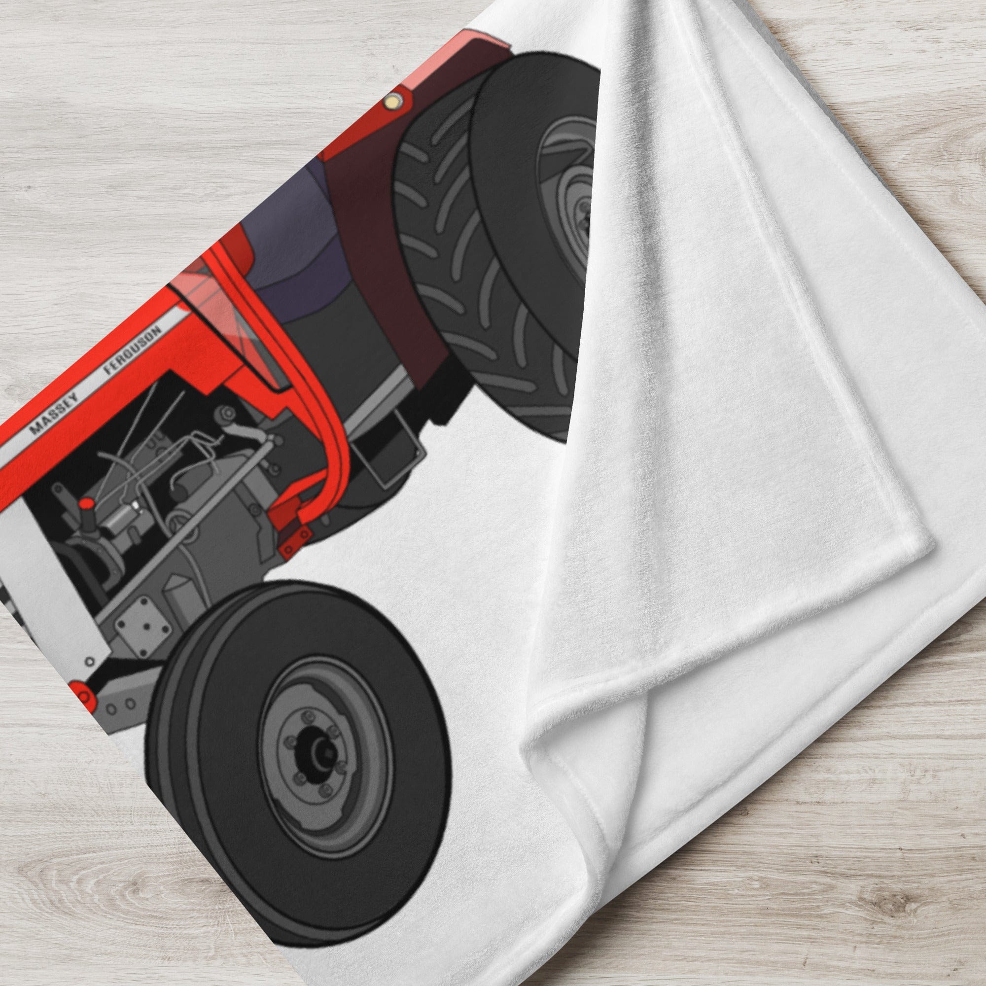 The Tractor Mugs Store Massey Ferguson 168 | Throw Blanket Quality Farmers Merch