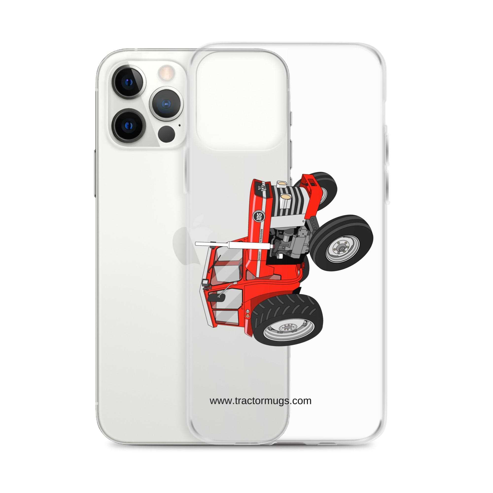The Tractor Mugs Store Massey Ferguson 185 | Clear Case for iPhone® Quality Farmers Merch