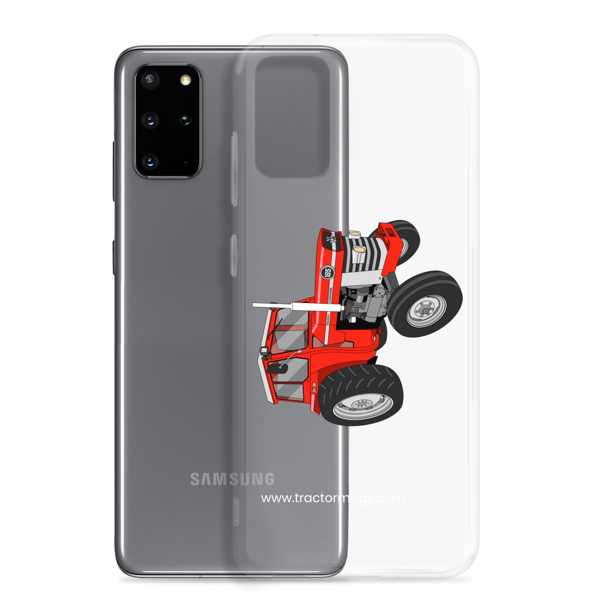 The Tractor Mugs Store Massey Ferguson 185 | Clear Case for Samsung® Quality Farmers Merch