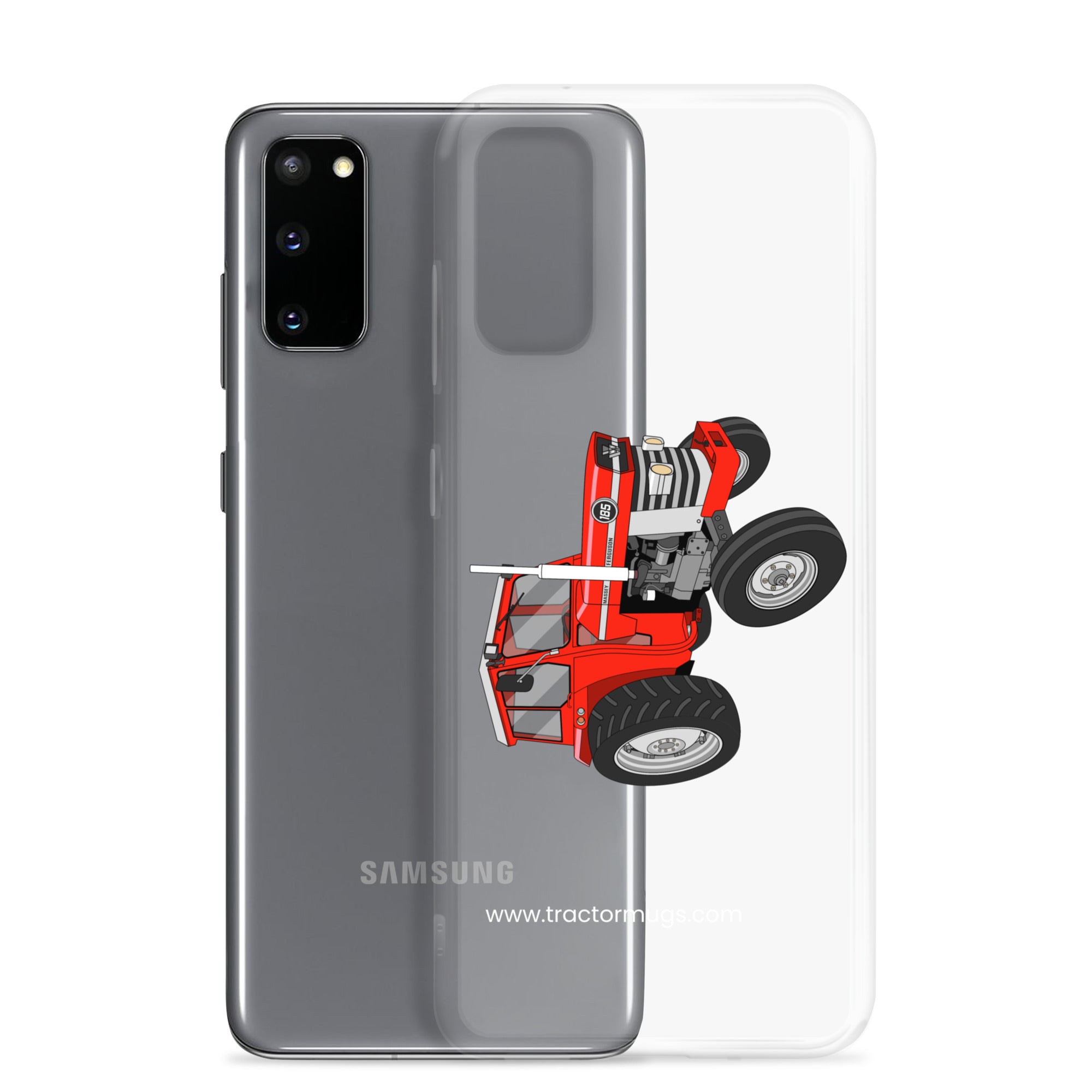 The Tractor Mugs Store Massey Ferguson 185 | Clear Case for Samsung® Quality Farmers Merch