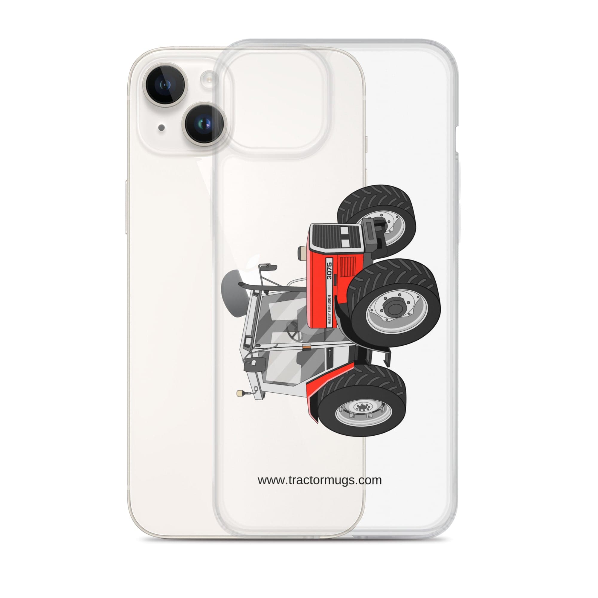The Tractor Mugs Store Massey Ferguson 3075 | Clear Case for iPhone® Quality Farmers Merch