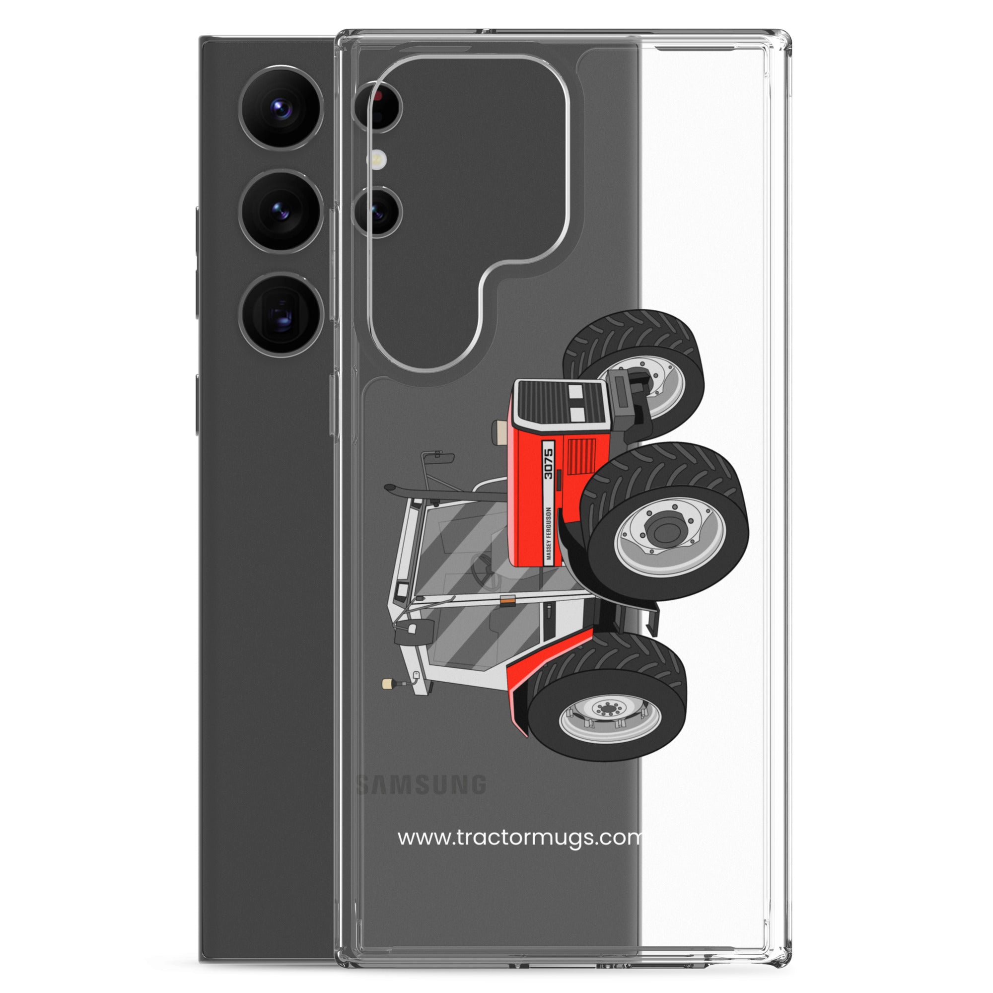The Tractor Mugs Store Massey Ferguson 3075 | Clear Case for Samsung® Quality Farmers Merch
