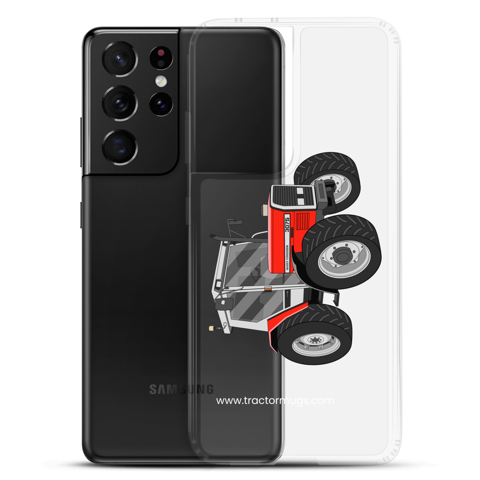 The Tractor Mugs Store Massey Ferguson 3075 | Clear Case for Samsung® Quality Farmers Merch