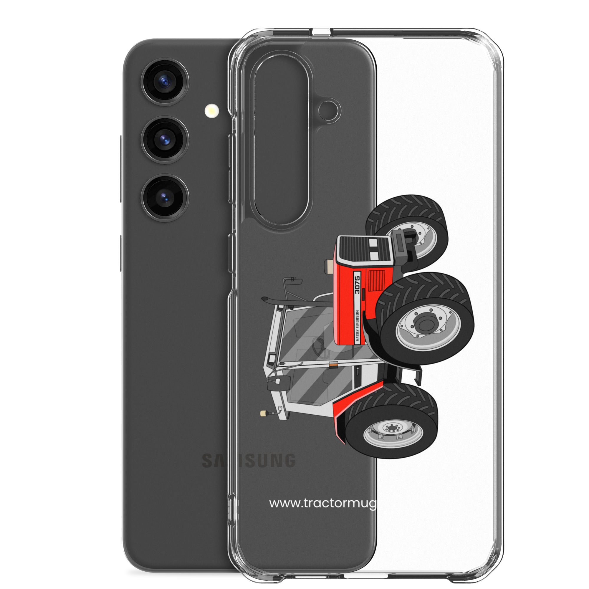 The Tractor Mugs Store Massey Ferguson 3075 | Clear Case for Samsung® Quality Farmers Merch