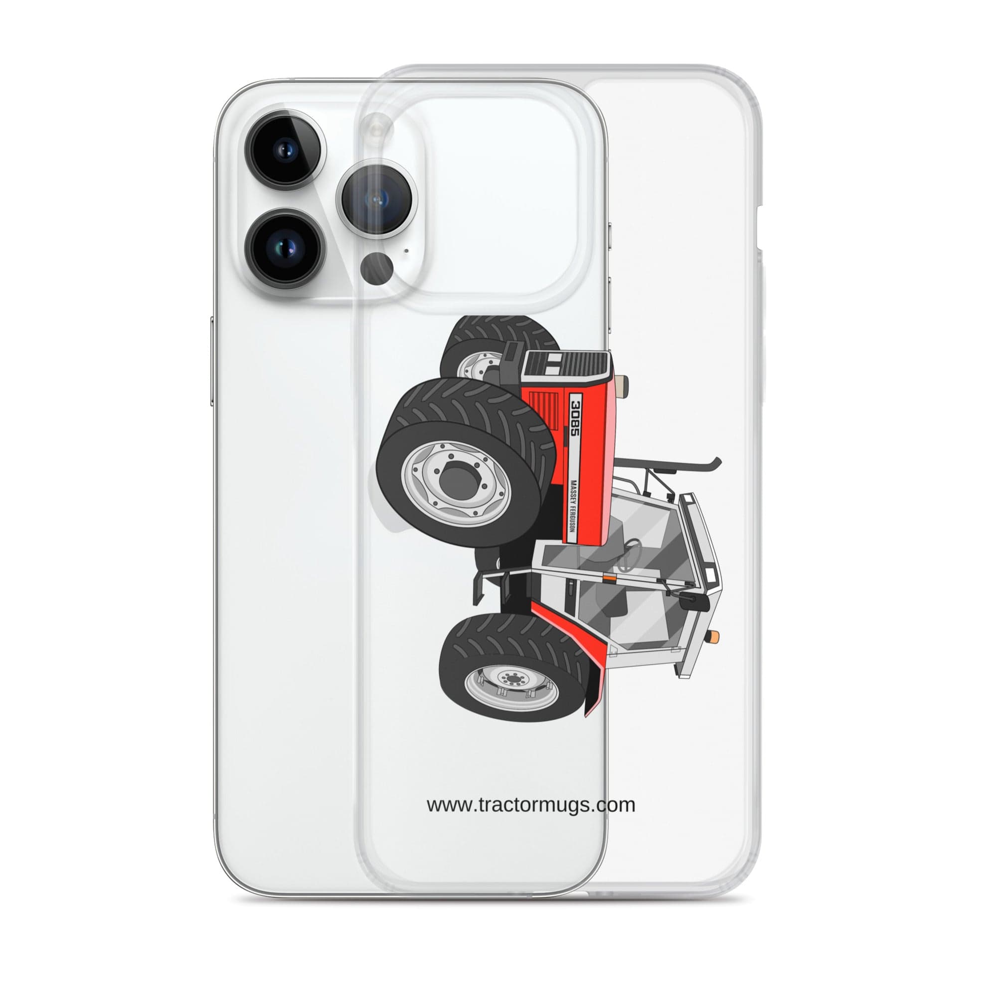 The Tractor Mugs Store Massey Ferguson 3085 | Clear Case for iPhone® Quality Farmers Merch