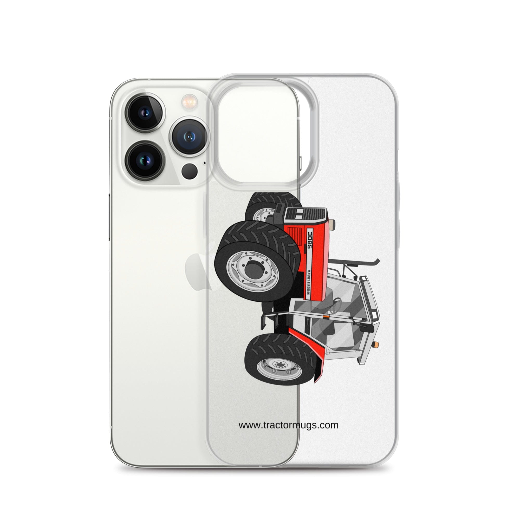 The Tractor Mugs Store Massey Ferguson 3085 | Clear Case for iPhone® Quality Farmers Merch