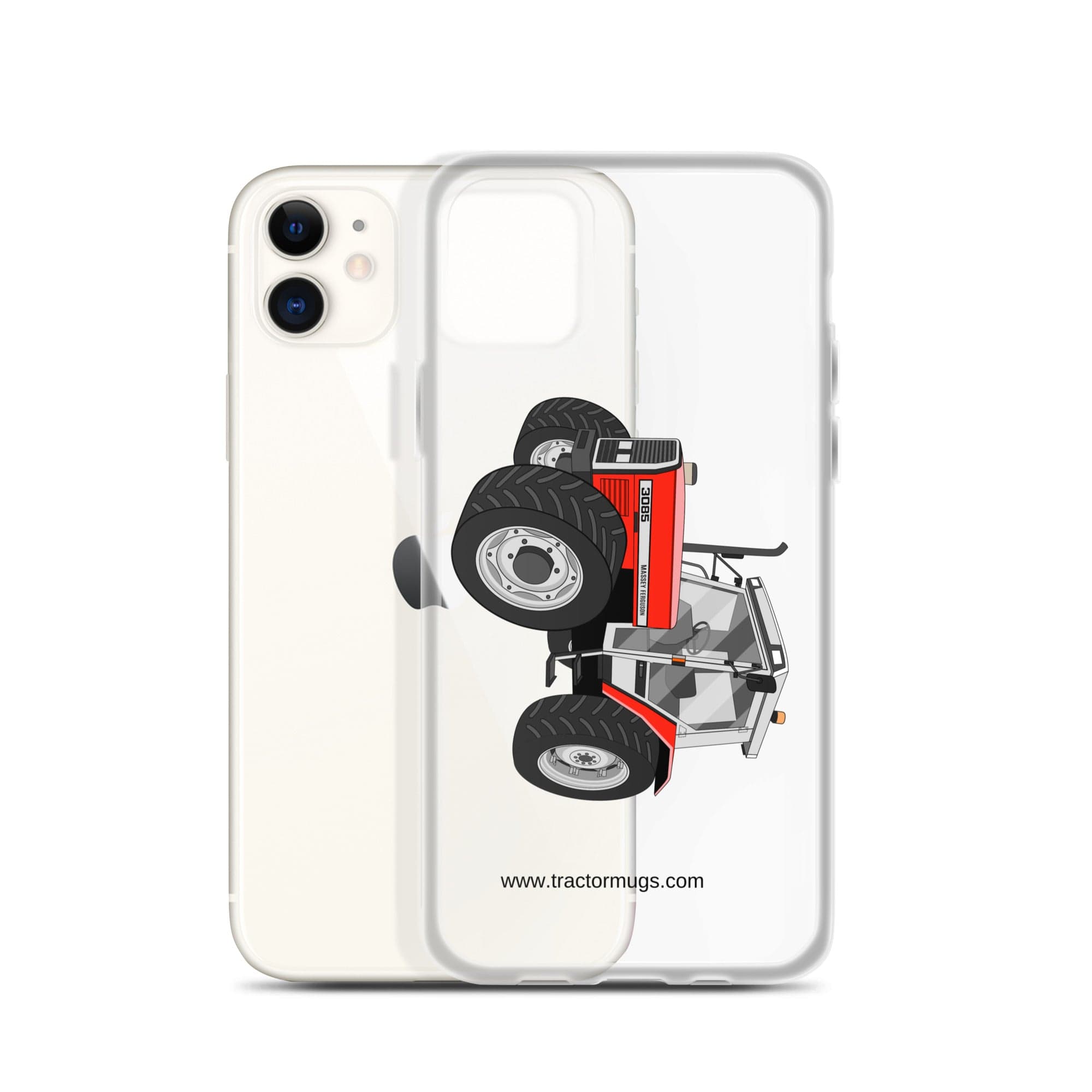 The Tractor Mugs Store Massey Ferguson 3085 | Clear Case for iPhone® Quality Farmers Merch