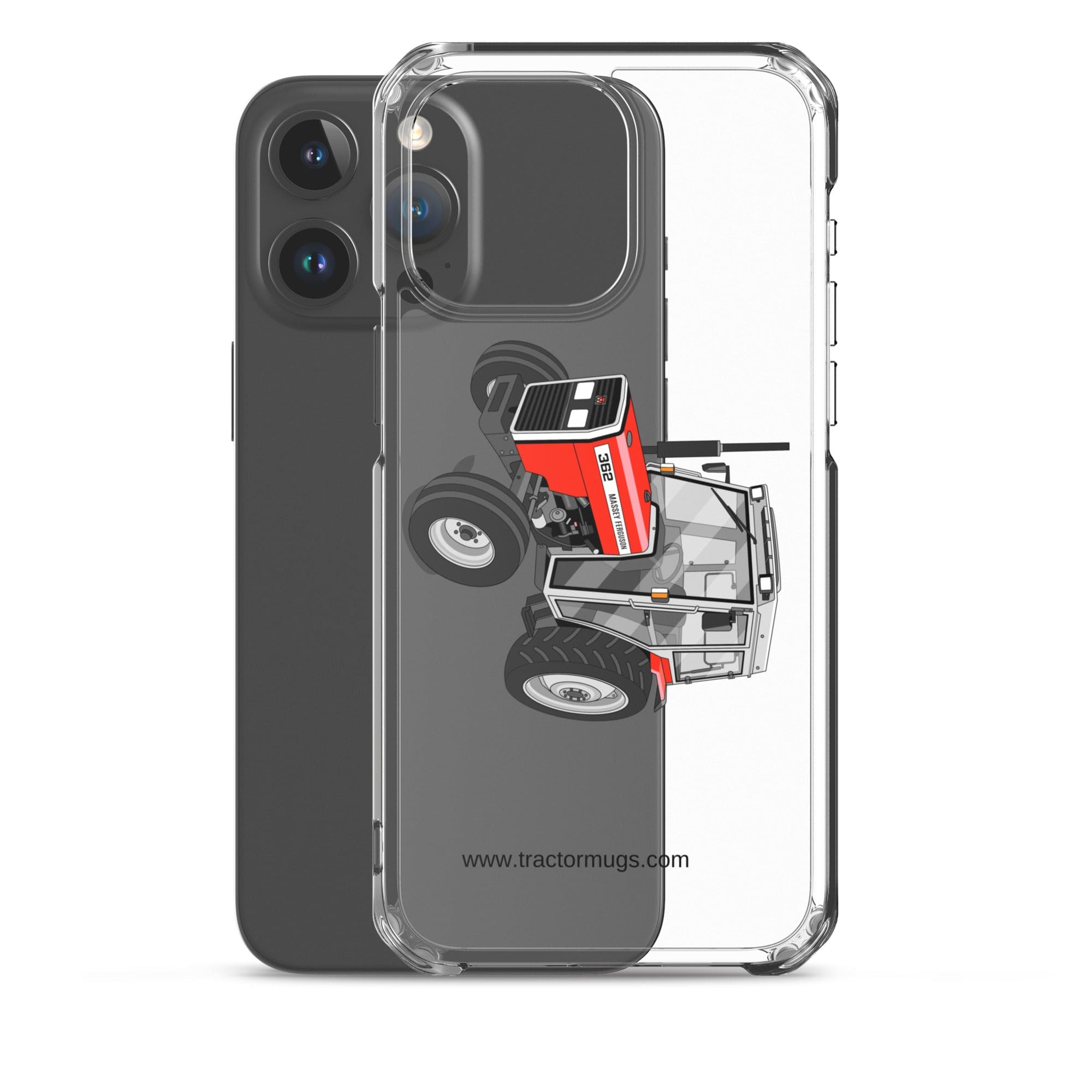 The Tractor Mugs Store Massey Ferguson 362 | Clear Case for iPhone® Quality Farmers Merch