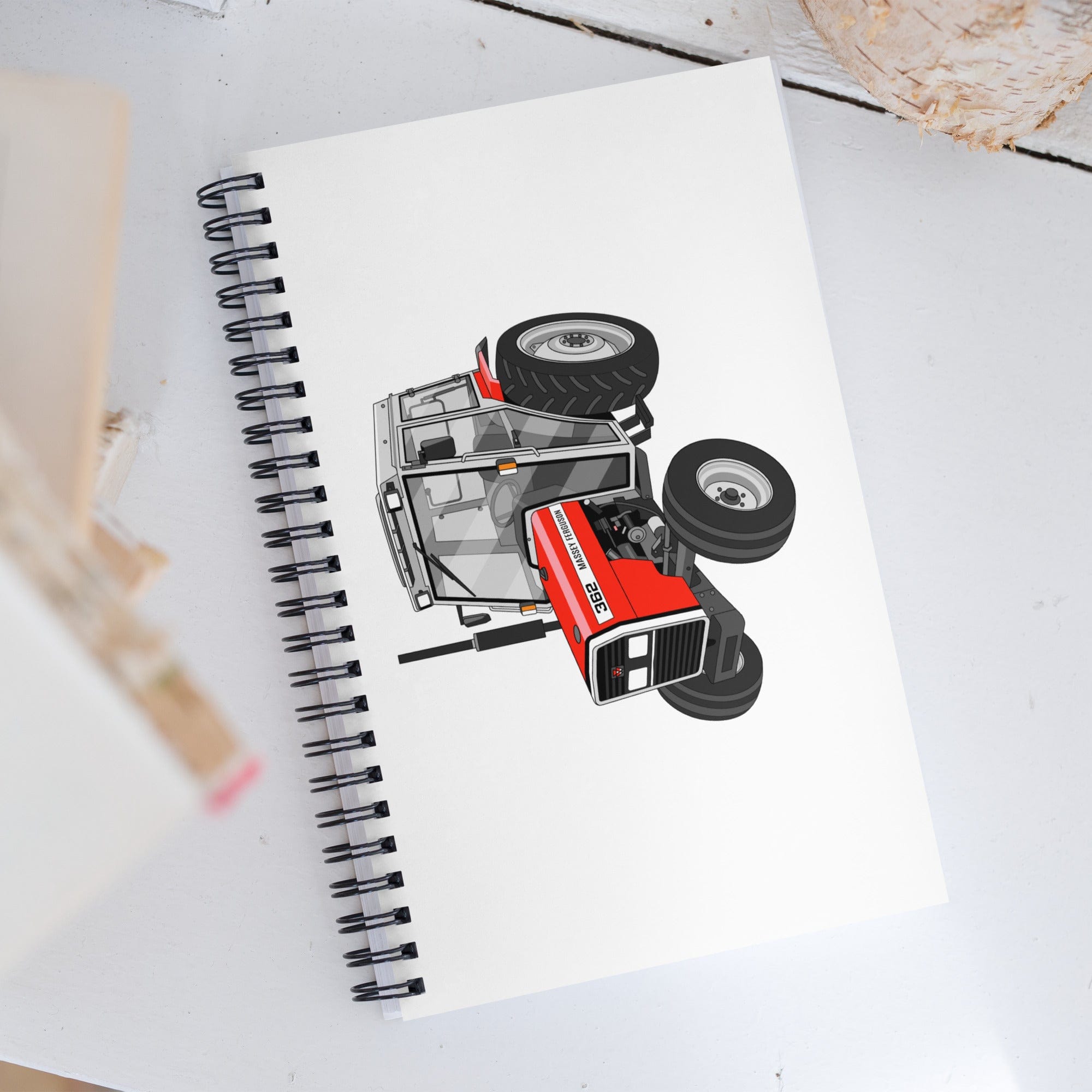 The Tractor Mugs Store Massey Ferguson 362 | Spiral notebook Quality Farmers Merch