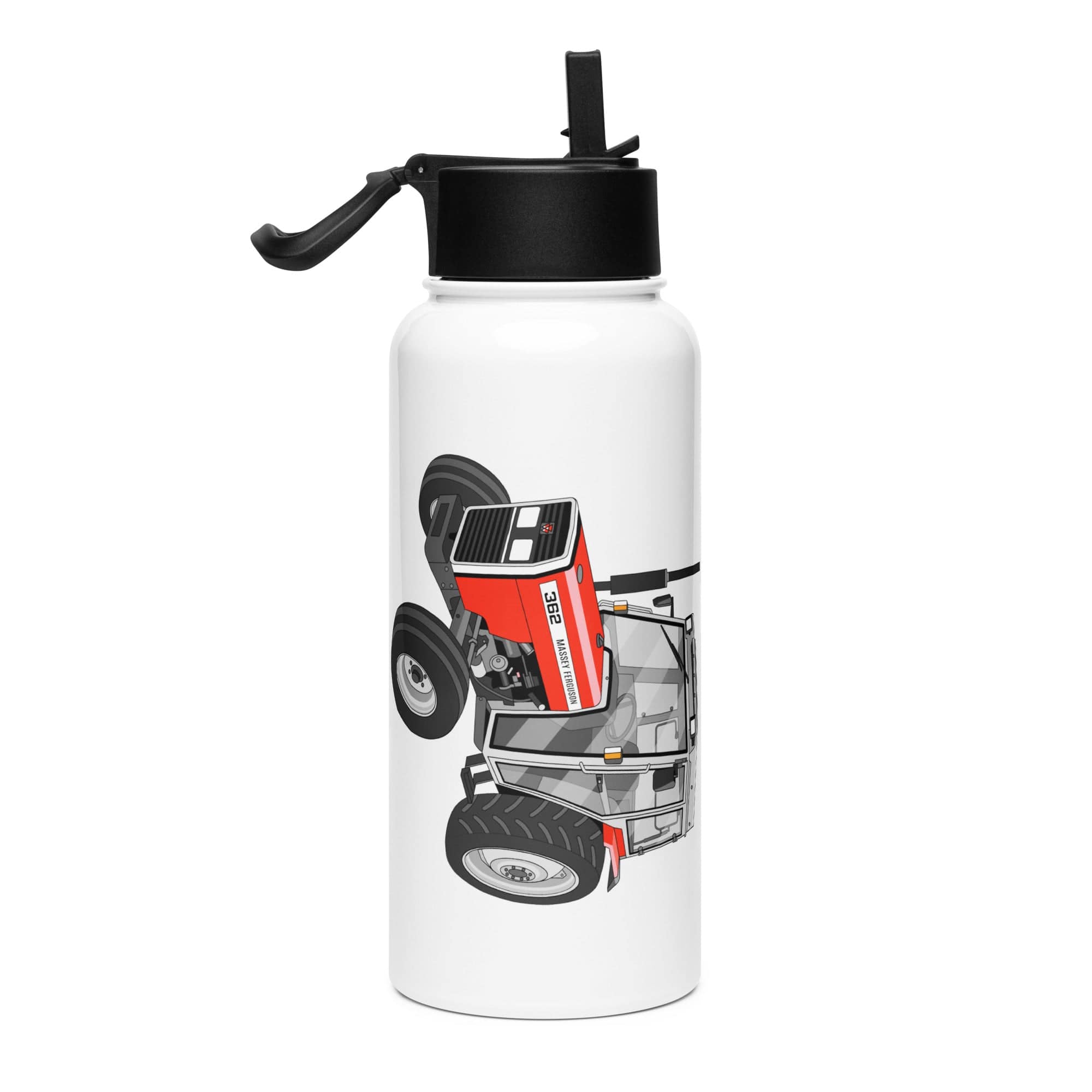 The Tractor Mugs Store Massey Ferguson 362 | Stainless Steel Water Bottle Quality Farmers Merch