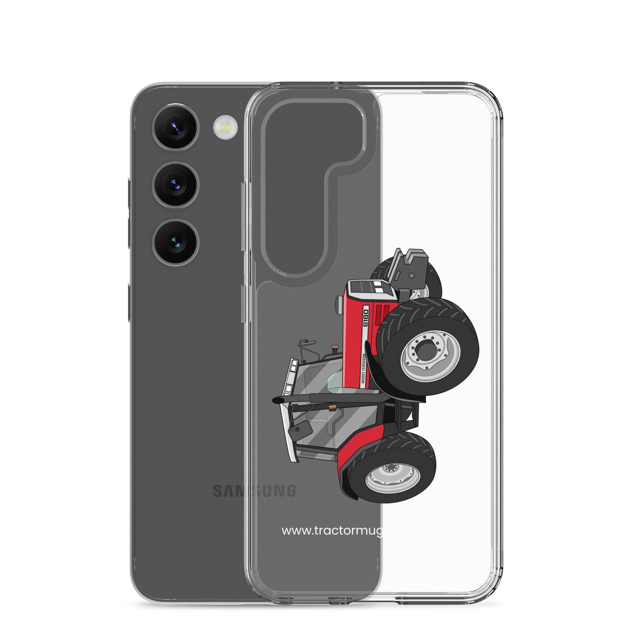 The Tractor Mugs Store Massey Ferguson 6180 | Clear Case for Samsung® Quality Farmers Merch