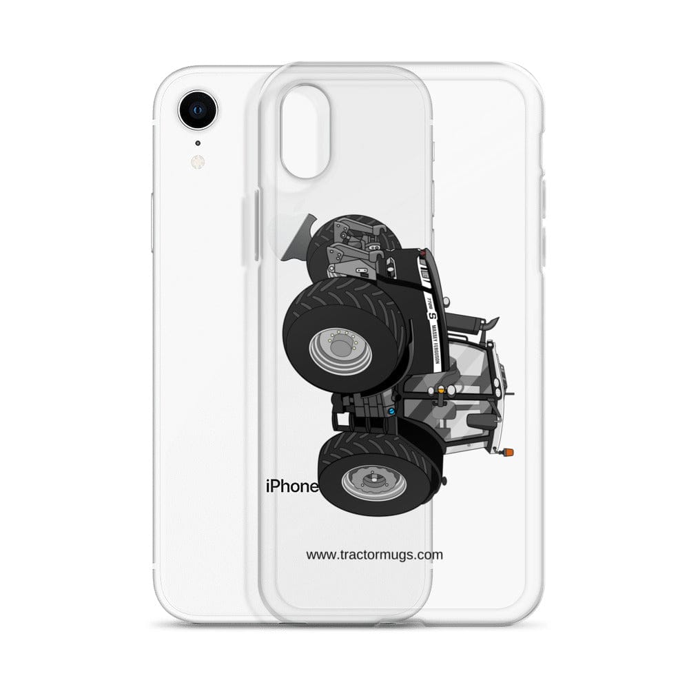 The Tractor Mugs Store Massey Ferguson 7726S Black Beauty | Clear Case for iPhone® Quality Farmers Merch