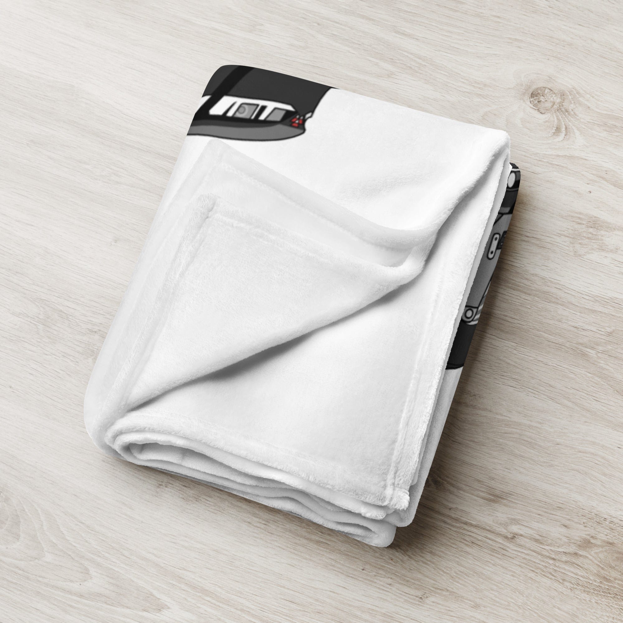 The Tractor Mugs Store Massey Ferguson 7726S Black Beauty | Throw Blanket Quality Farmers Merch