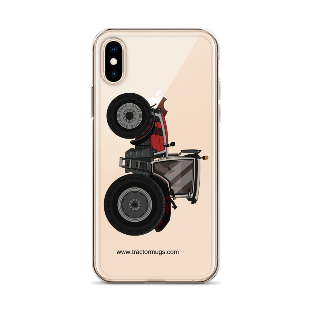The Tractor Mugs Store Massey Ferguson 8S 265 (2020) | Clear Case for iPhone® Quality Farmers Merch