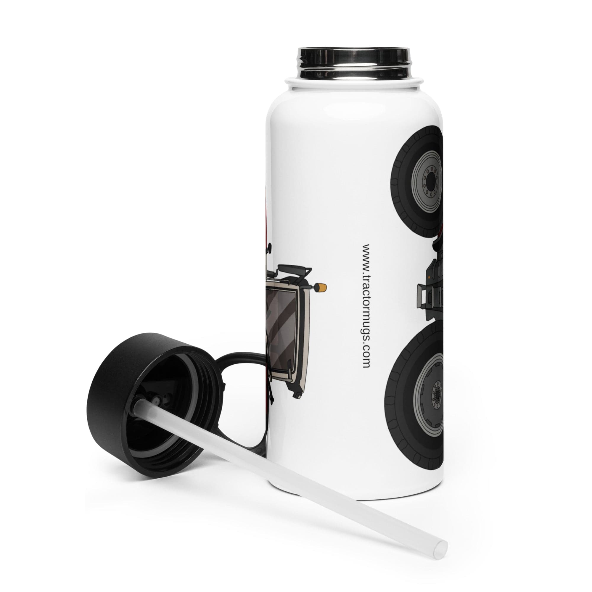 The Tractor Mugs Store Massey Ferguson 8S 265 (2020) | Stainless Steel Water Bottle Quality Farmers Merch