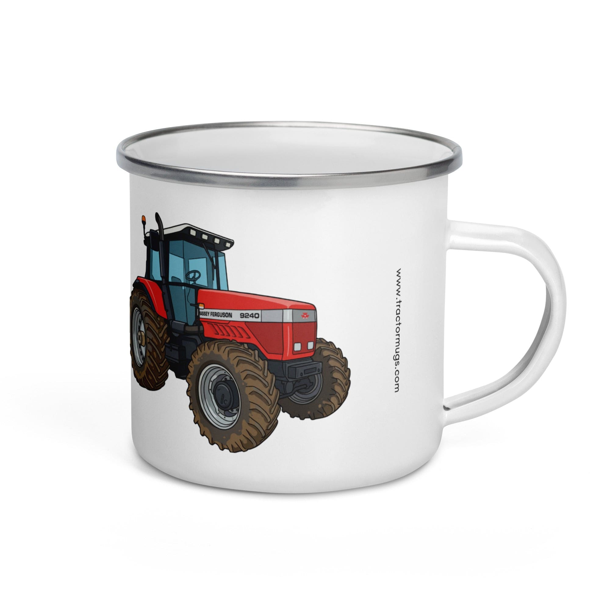 The Tractor Mugs Store Massey Ferguson 9240 | Enamel Mug Quality Farmers Merch