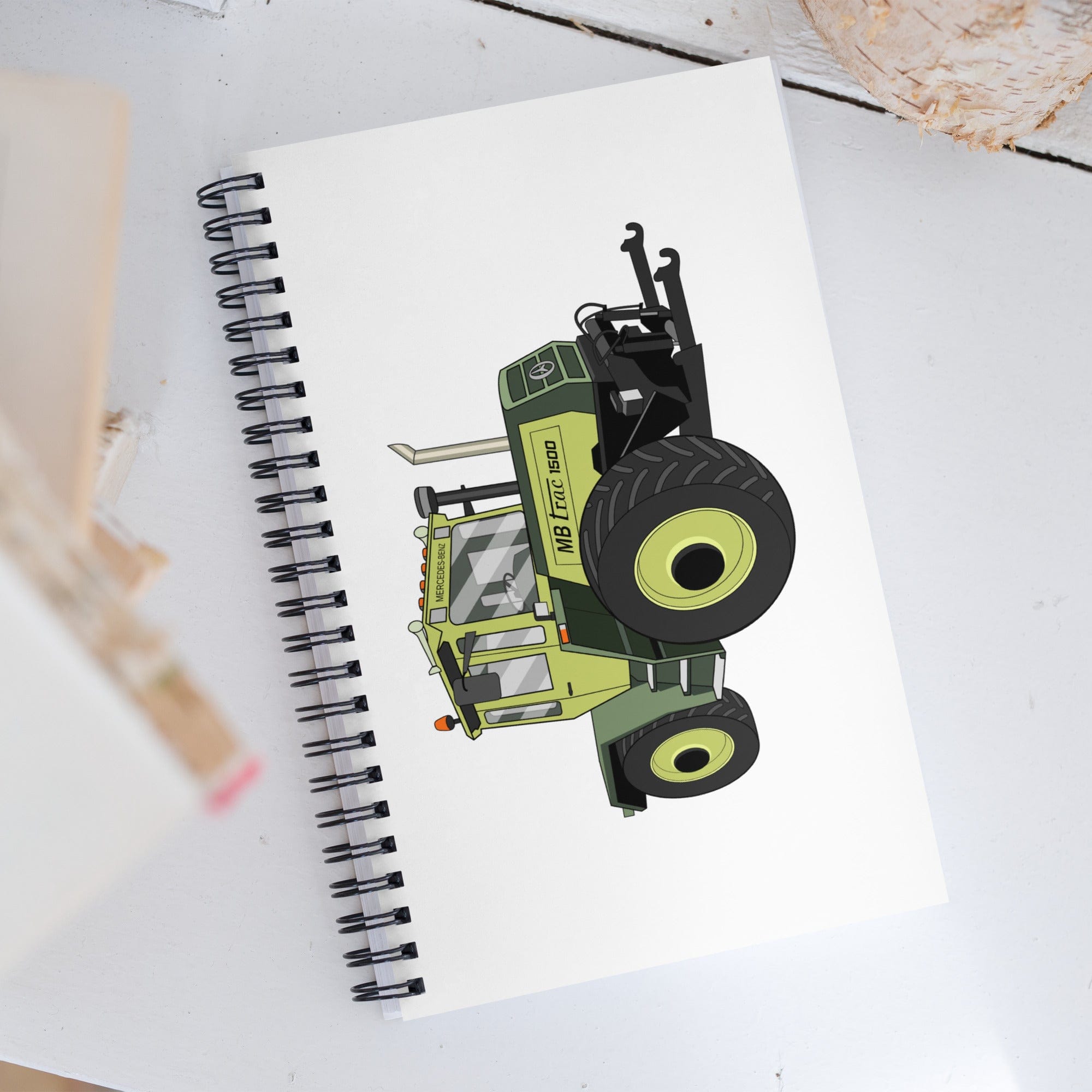 The Tractor Mugs Store MB Trac 1500 | Spiral notebook Quality Farmers Merch