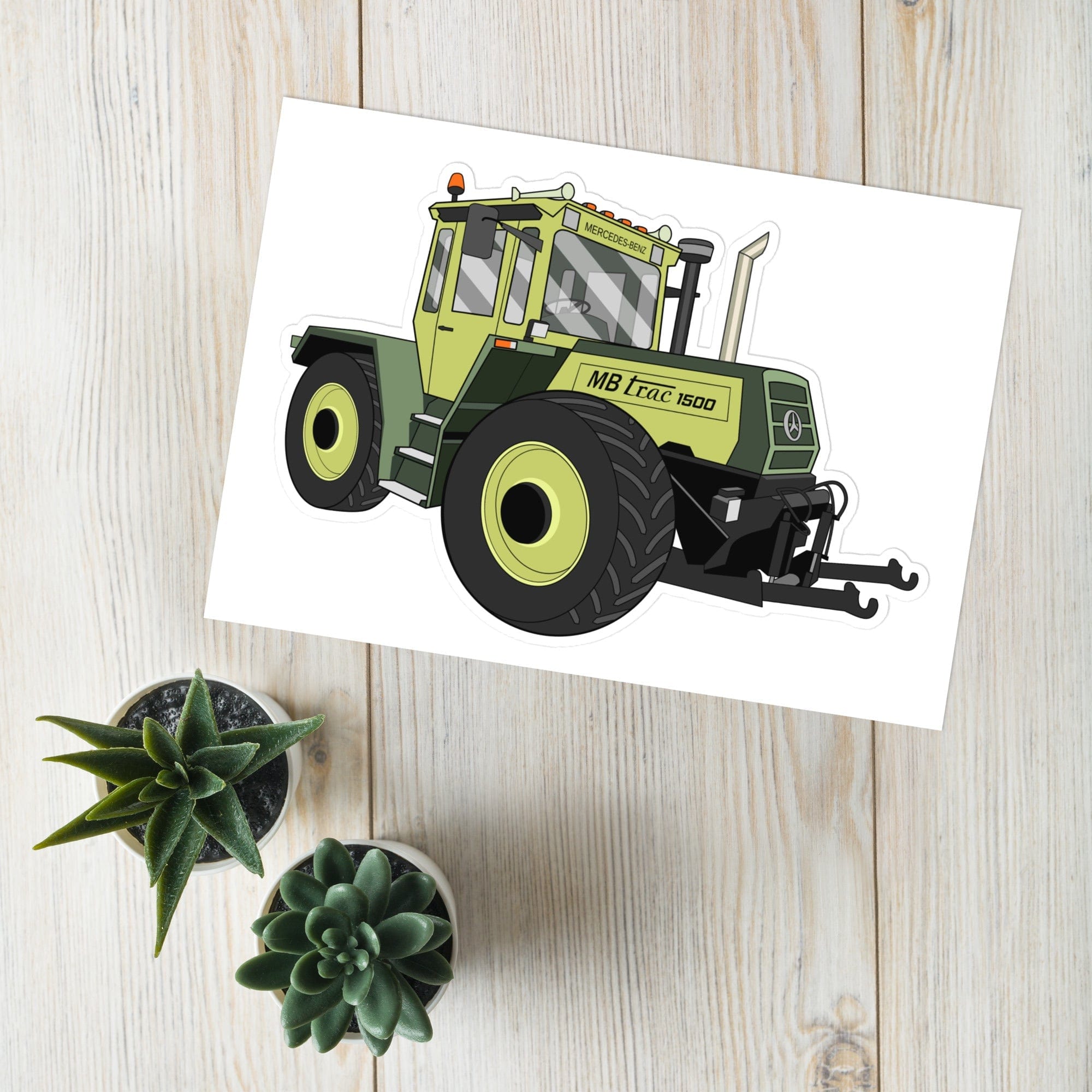 The Tractor Mugs Store MB Trac 1500 | Sticker sheet Quality Farmers Merch