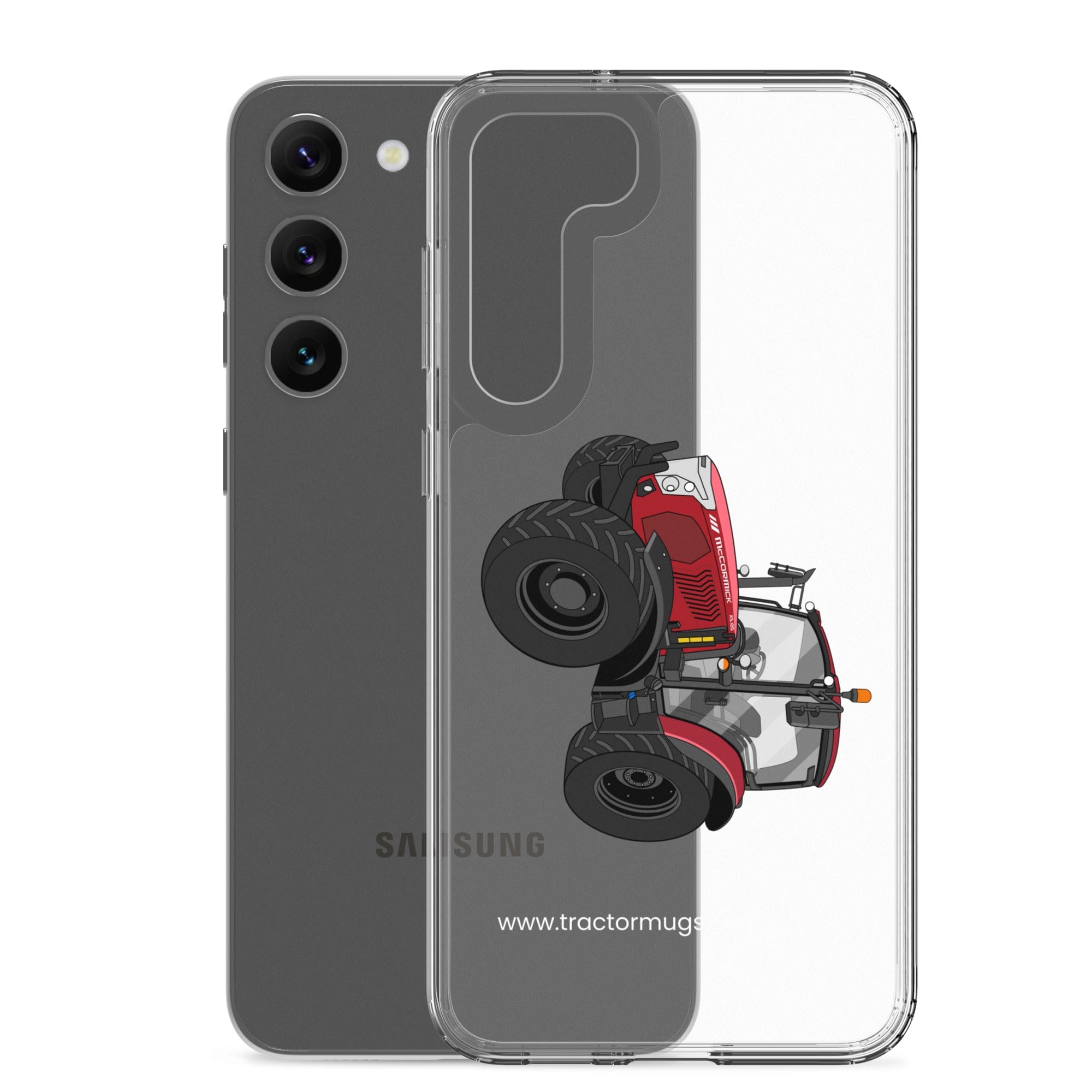 The Tractor Mugs Store McCormick X5 120 | Clear Case for Samsung® Quality Farmers Merch
