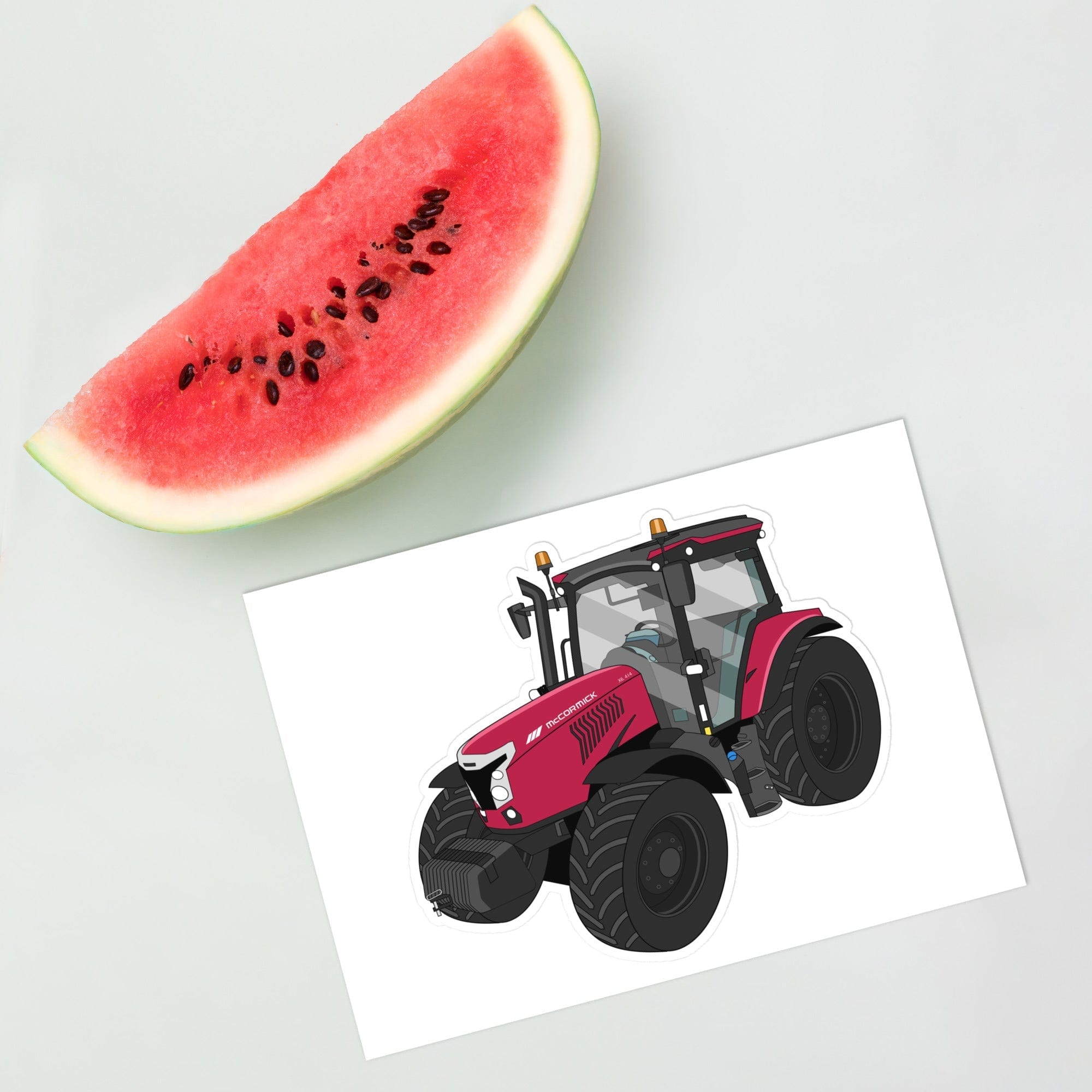 The Tractor Mugs Store McCormick X6.414 P6-Drive | Sticker sheet Quality Farmers Merch