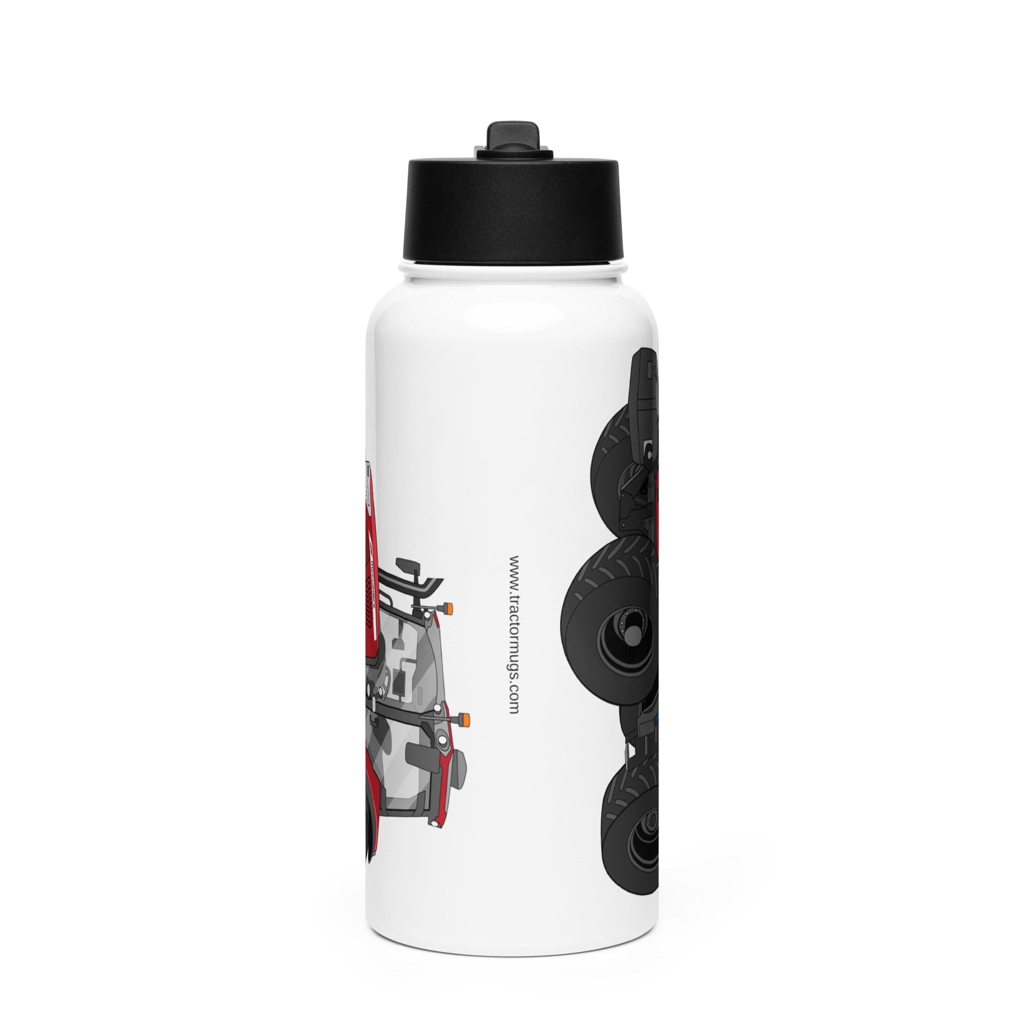 The Tractor Mugs Store McCormick X6 414 | Stainless steel water bottle with a straw lid Quality Farmers Merch