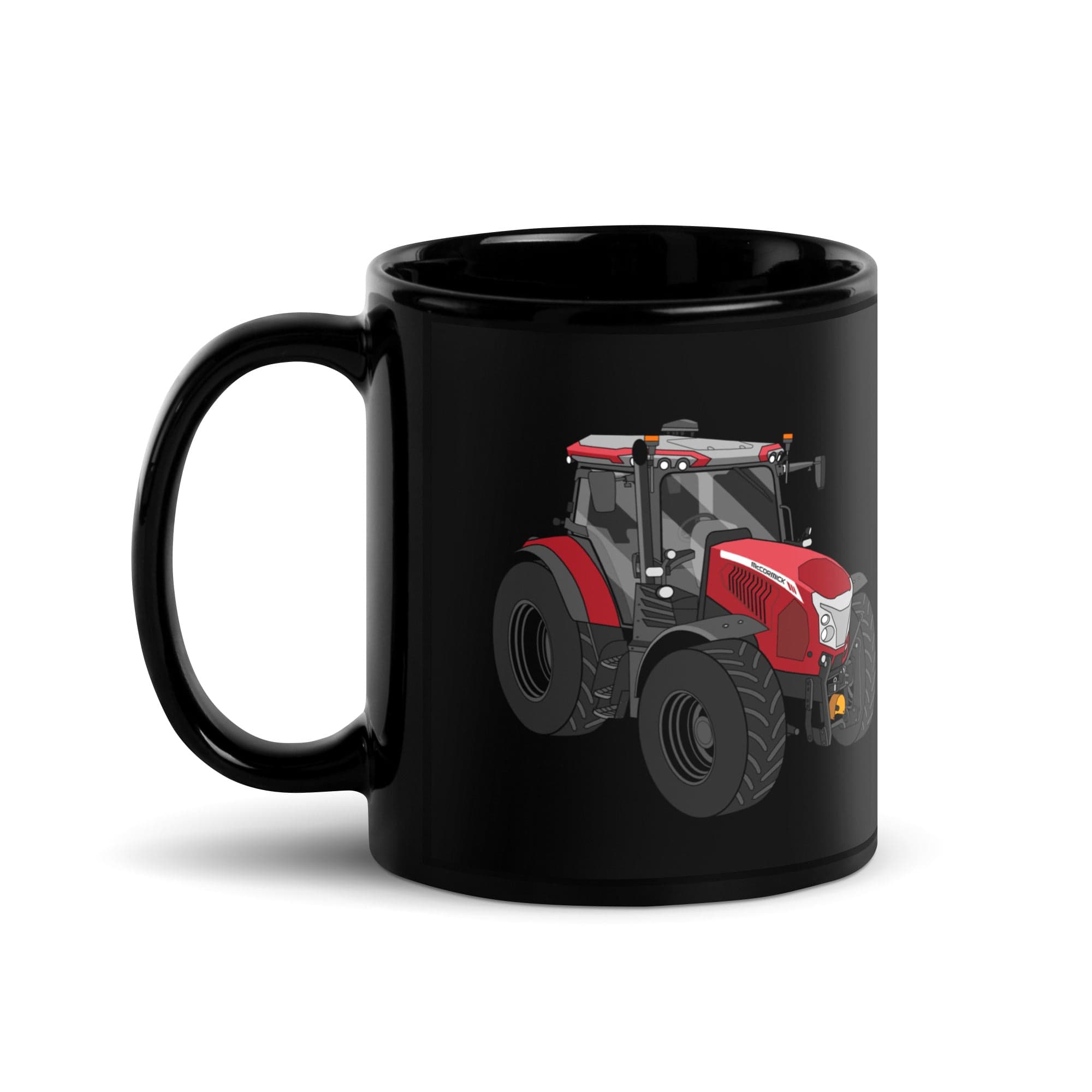 The Tractor Mugs Store McCormick X6 Vt Drive | Black Glossy Mug Quality Farmers Merch