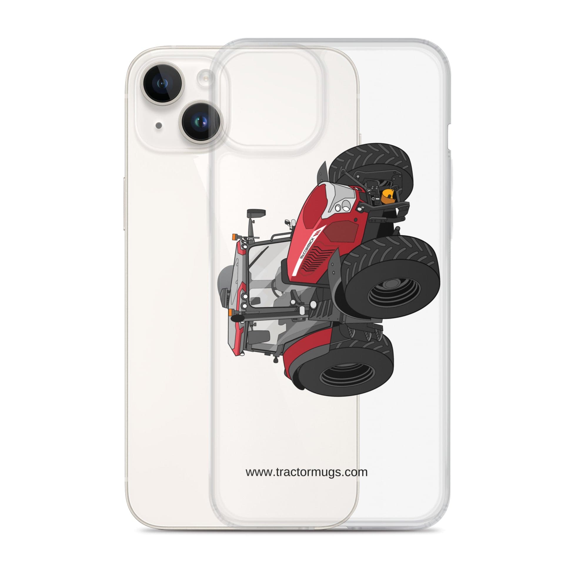 The Tractor Mugs Store McCormick X6 Vt Drive | Clear Case for iPhone® Quality Farmers Merch