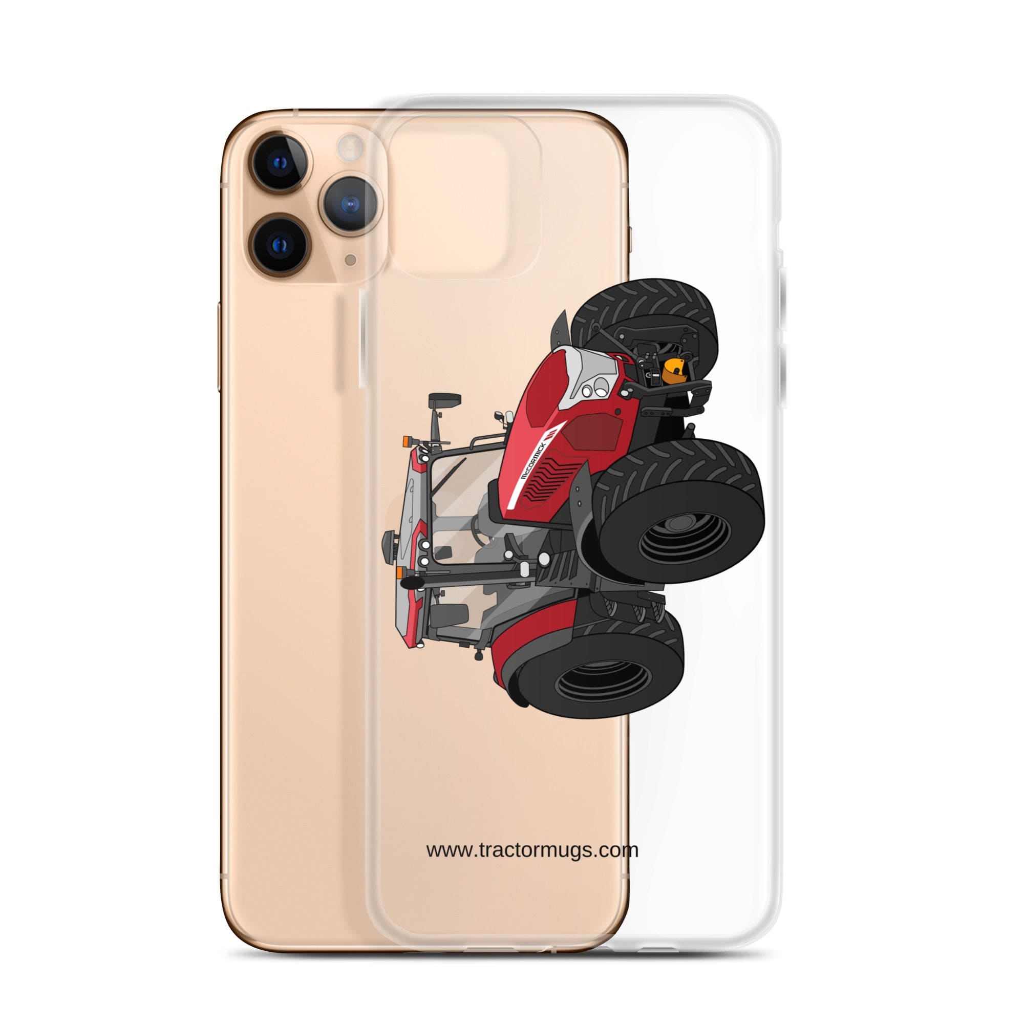 The Tractor Mugs Store McCormick X6 Vt Drive | Clear Case for iPhone® Quality Farmers Merch