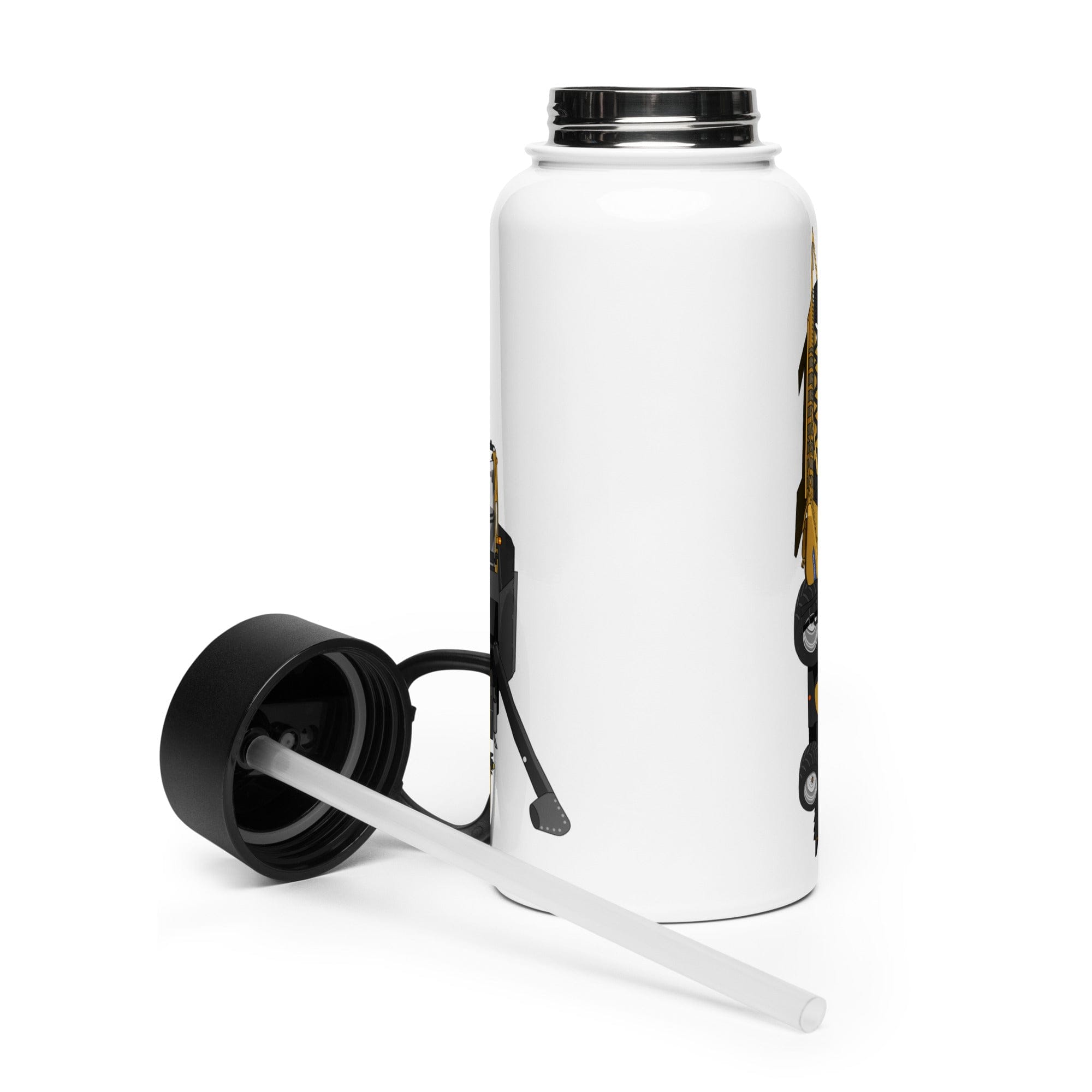 The Tractor Mugs Store New Holland CX 8060 Combine Harvester | Stainless Steel Water Bottle Quality Farmers Merch