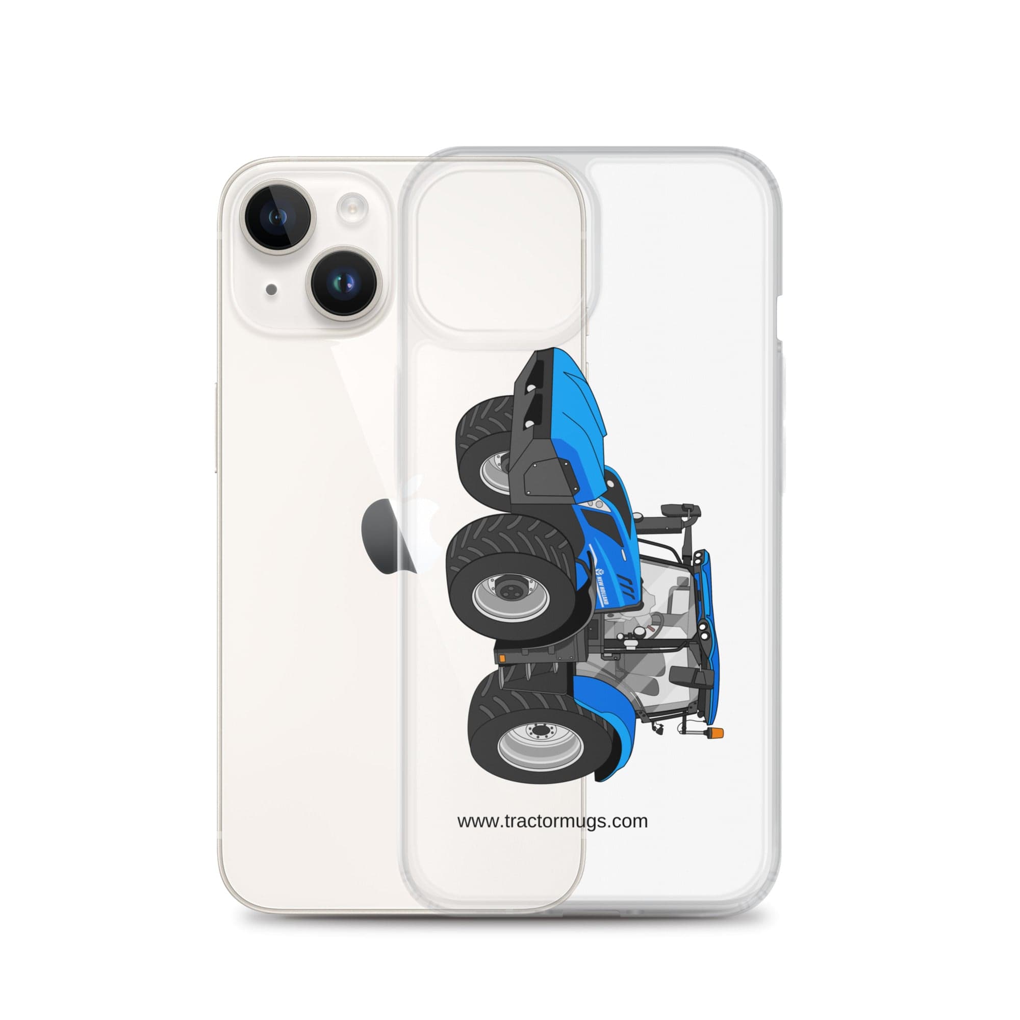 The Tractor Mugs Store New Holland T6 180 Methane | Clear Case for iPhone® Quality Farmers Merch