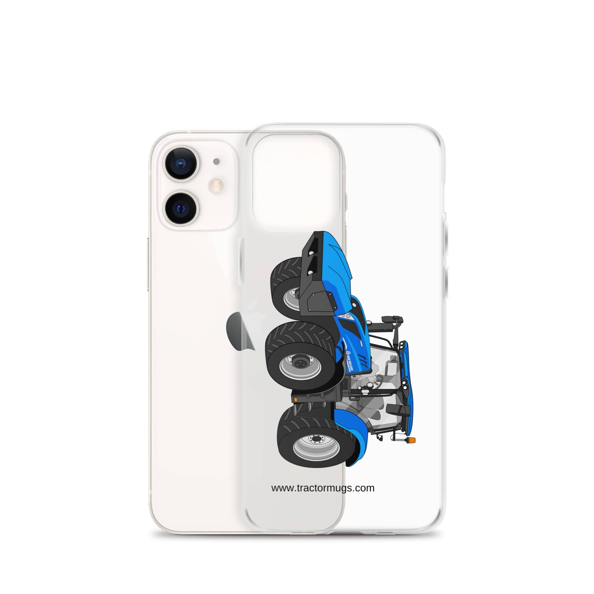 The Tractor Mugs Store New Holland T6 180 Methane | Clear Case for iPhone® Quality Farmers Merch