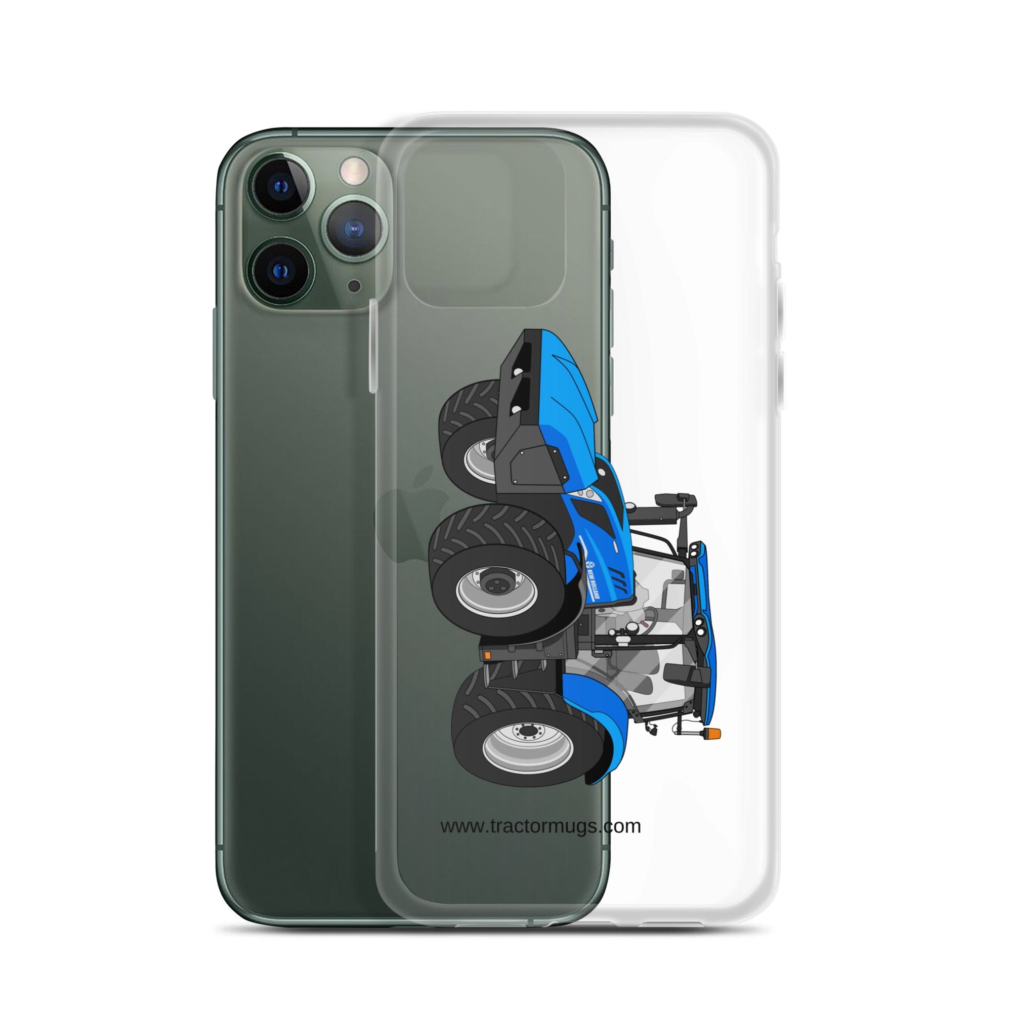 The Tractor Mugs Store New Holland T6 180 Methane | Clear Case for iPhone® Quality Farmers Merch