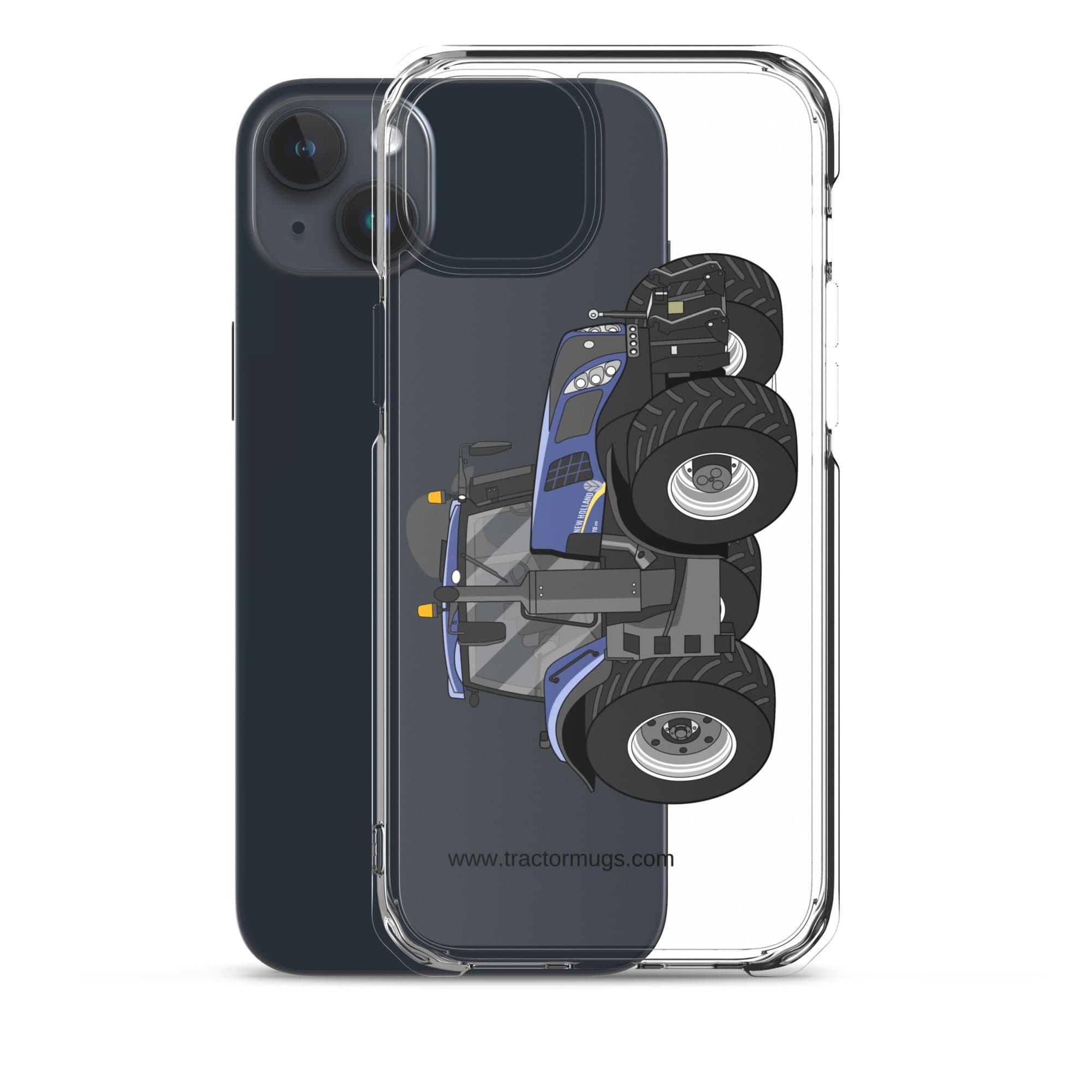 The Tractor Mugs Store New Holland T8 435 | Clear Case for iPhone® Quality Farmers Merch