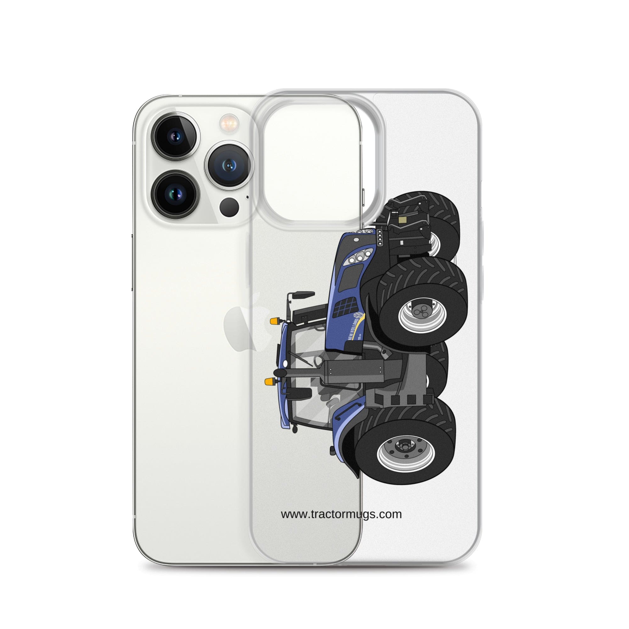 The Tractor Mugs Store New Holland T8 435 | Clear Case for iPhone® Quality Farmers Merch