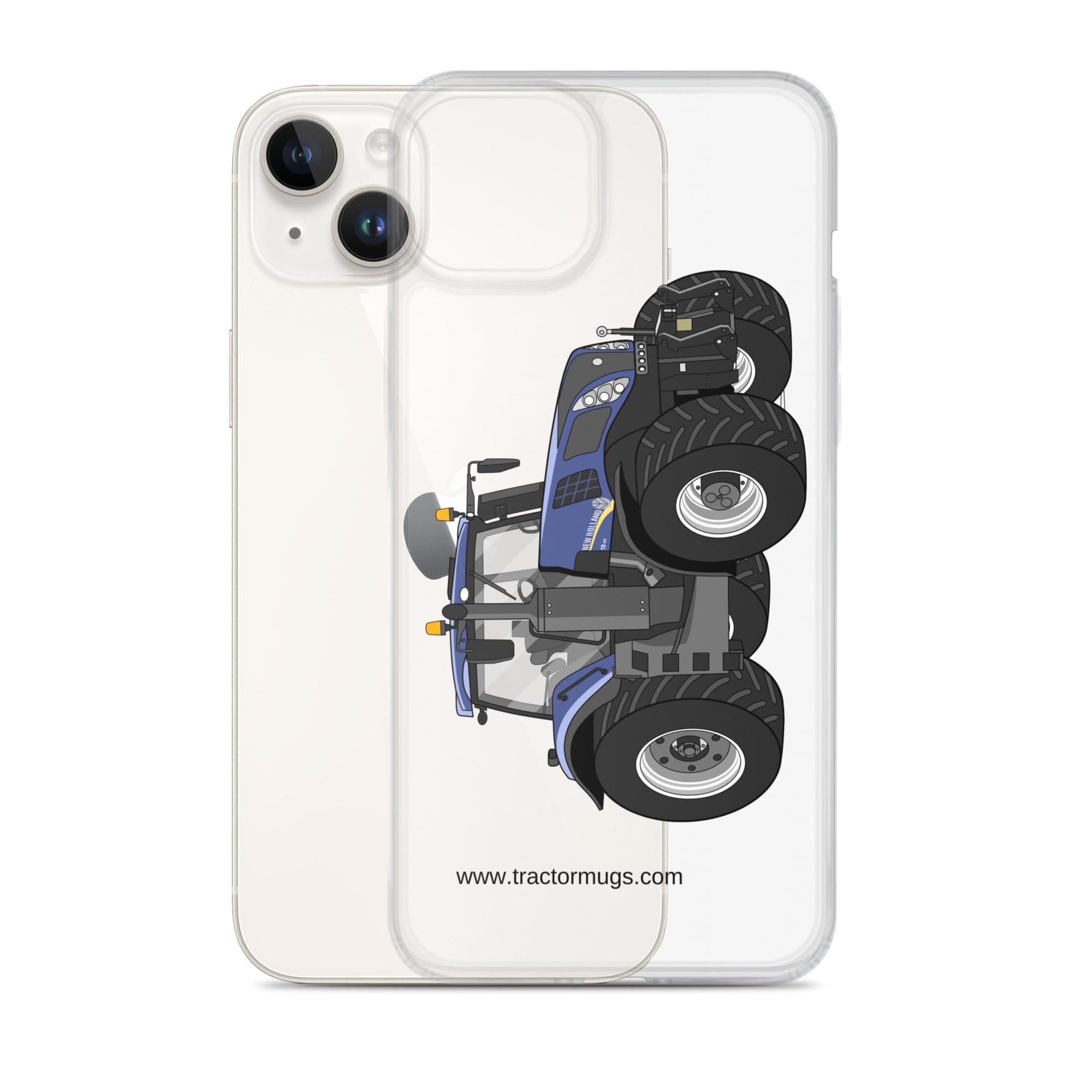 The Tractor Mugs Store New Holland T8 435 | Clear Case for iPhone® Quality Farmers Merch