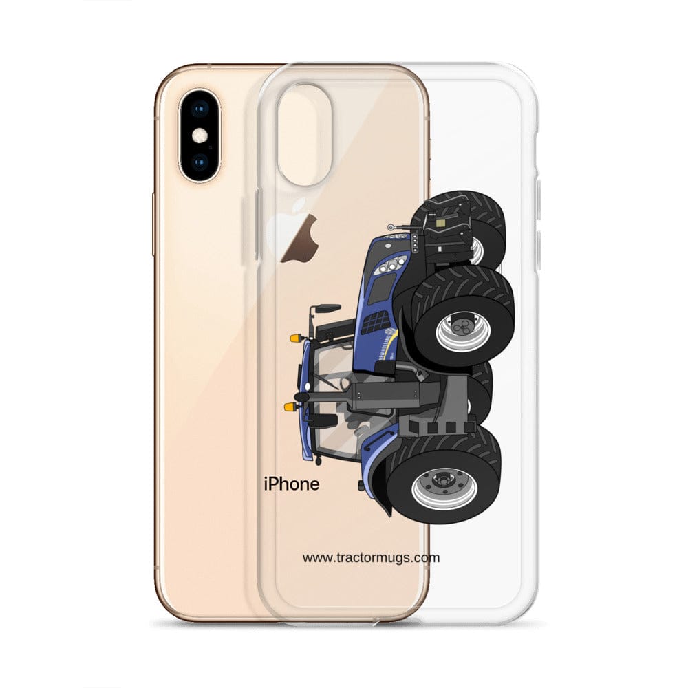 The Tractor Mugs Store New Holland T8 435 | Clear Case for iPhone® Quality Farmers Merch