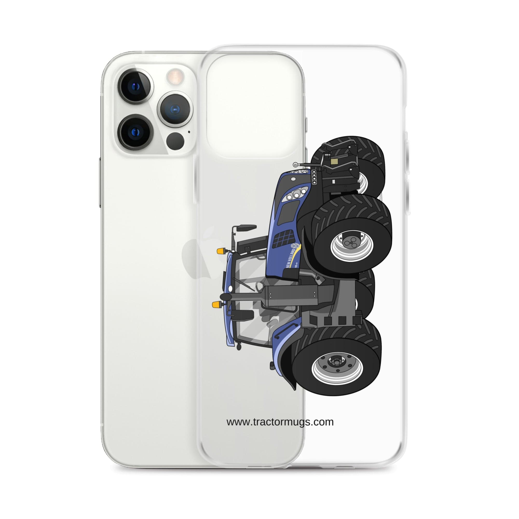 The Tractor Mugs Store New Holland T8 435 | Clear Case for iPhone® Quality Farmers Merch